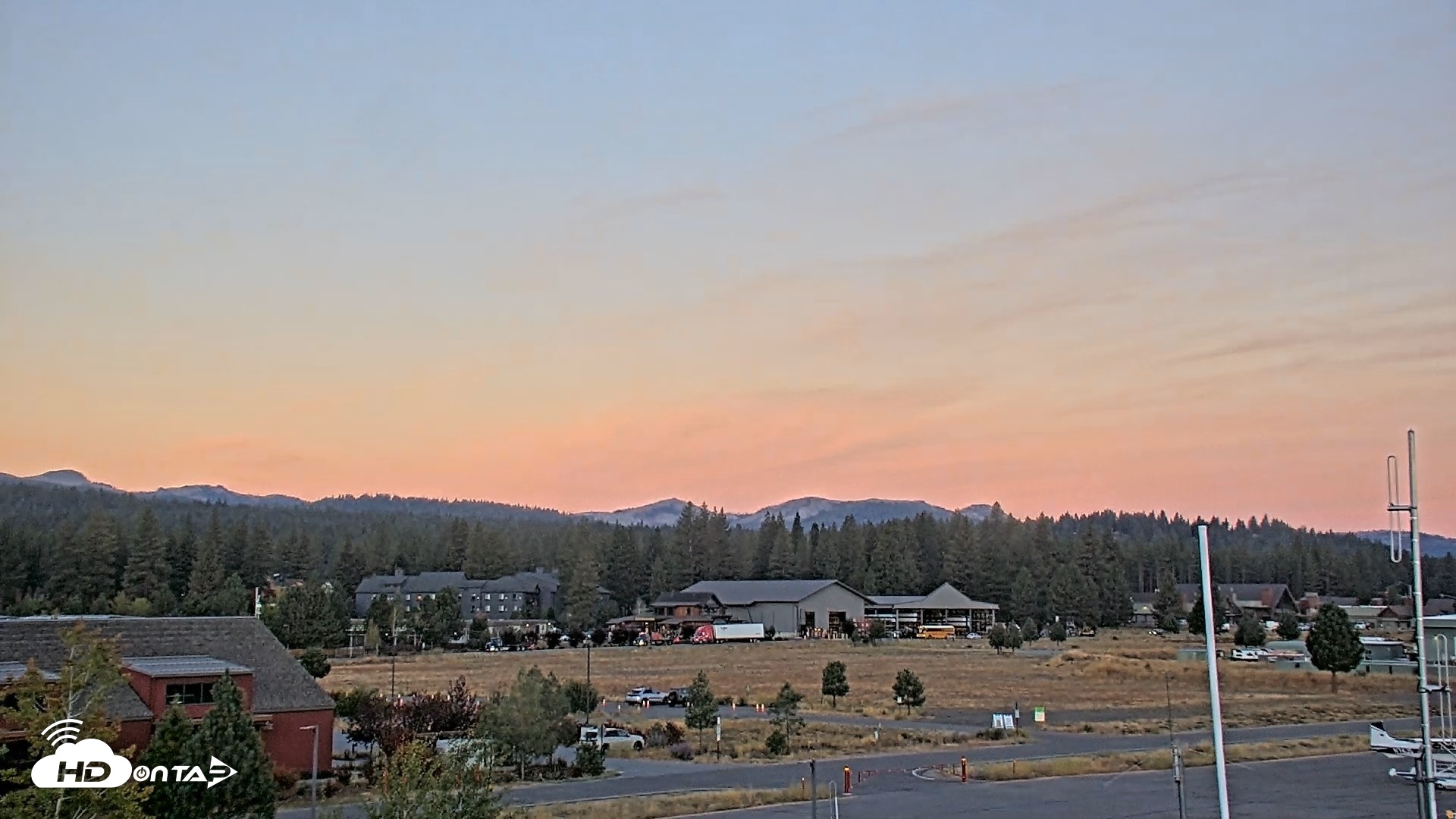 Snapshot of Truckee Tahoe Airport Live Webcam taken Sep 9, 2026, 6:37am PDT
