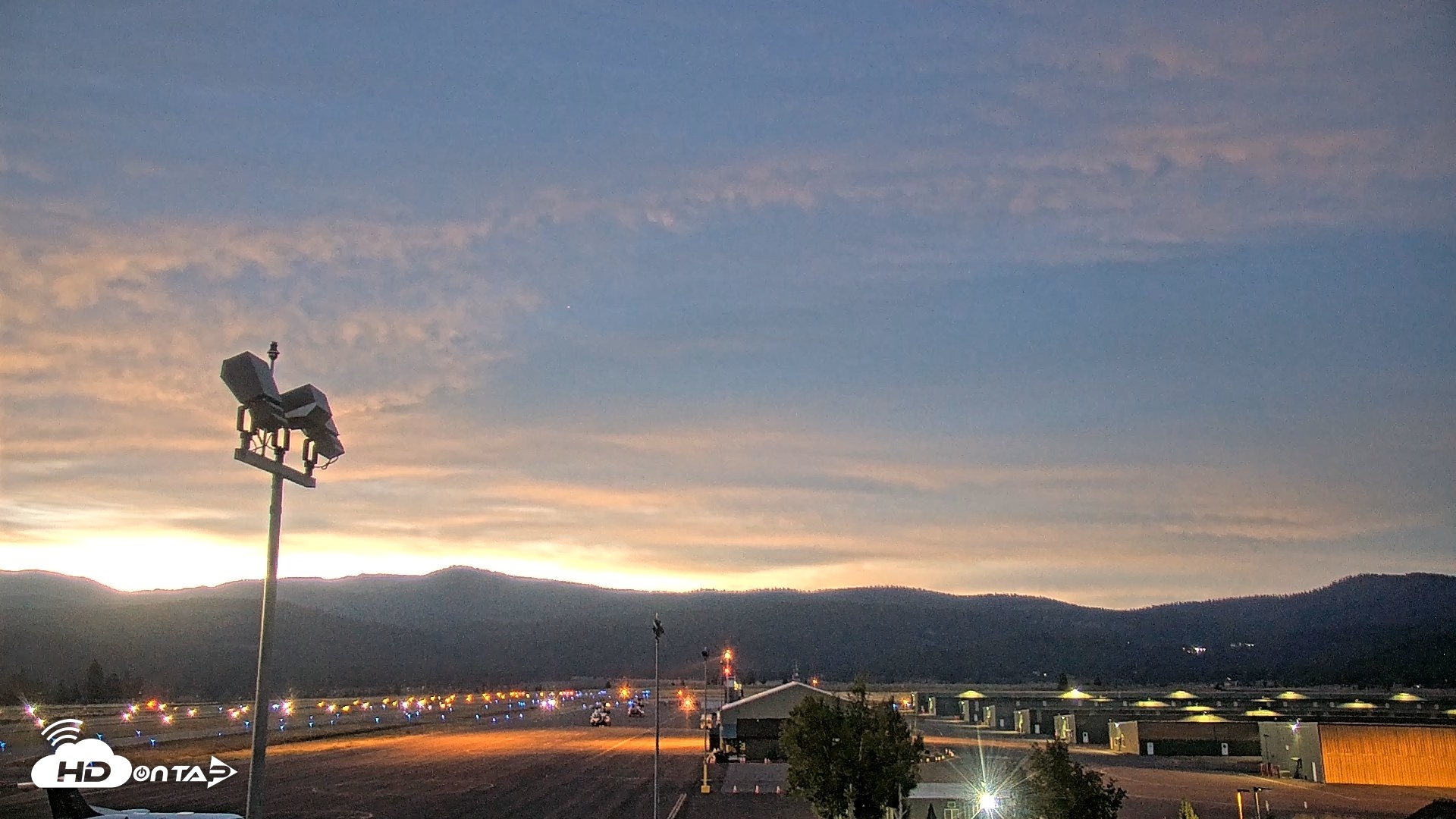 Snapshot of Truckee Tahoe Airport Live Webcam taken Aug 25, 2026, 5:55am PDT