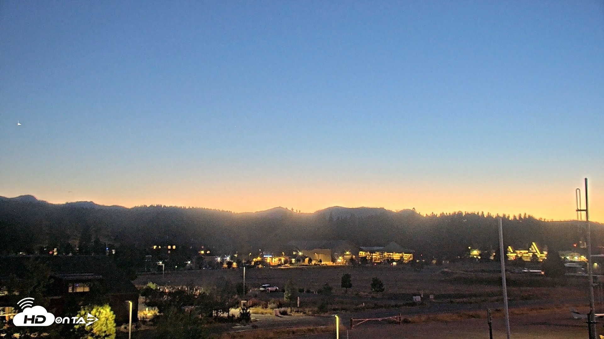 Snapshot of Truckee Tahoe Airport Live Webcam taken Sep 10, 2026, 7:52pm PDT