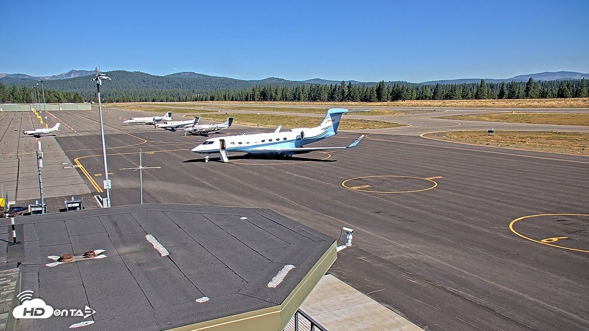 Snapshot of Truckee Tahoe Airport Live Webcam taken Jul 23, 2026, 9:23am PDT
