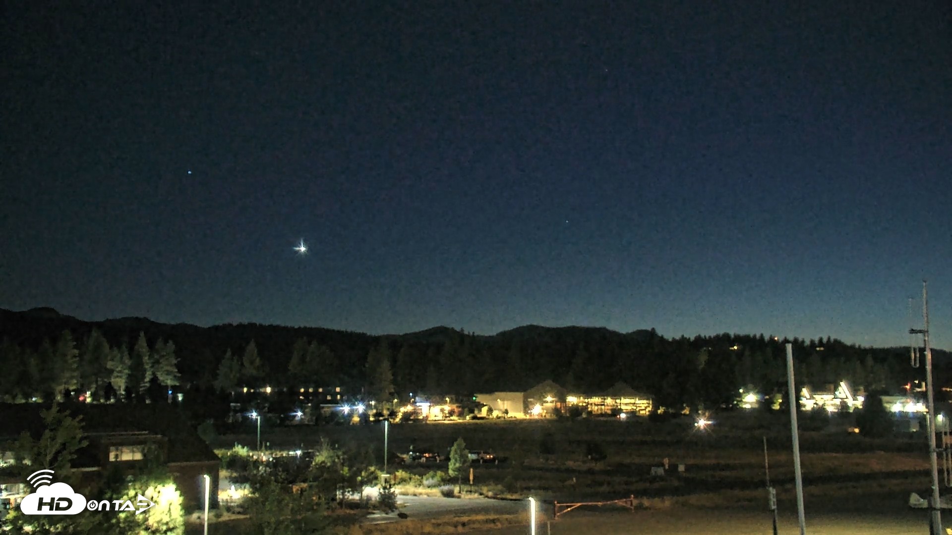 Snapshot of Truckee Tahoe Airport Live Webcam taken Aug 26, 2026, 8:43pm PDT