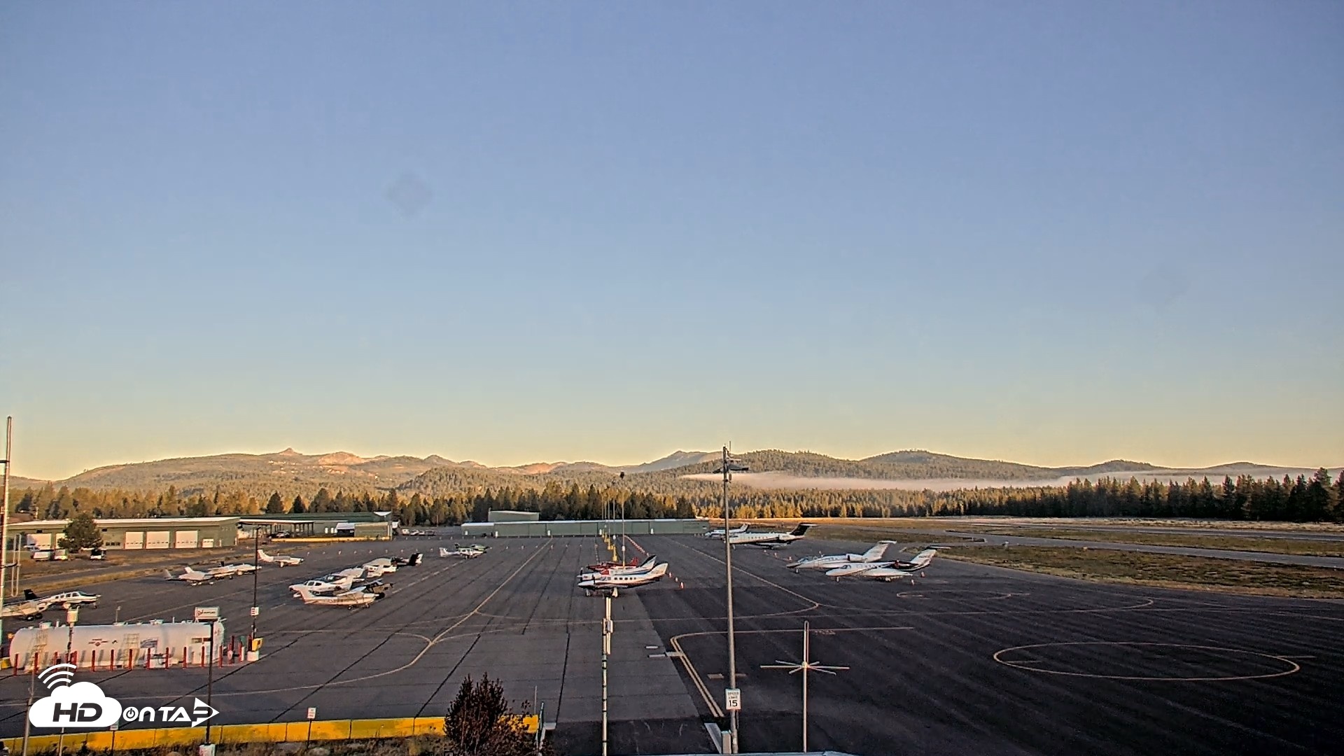 Snapshot of Truckee Tahoe Airport Live Webcam taken Sep 7, 2026, 7:00am PDT