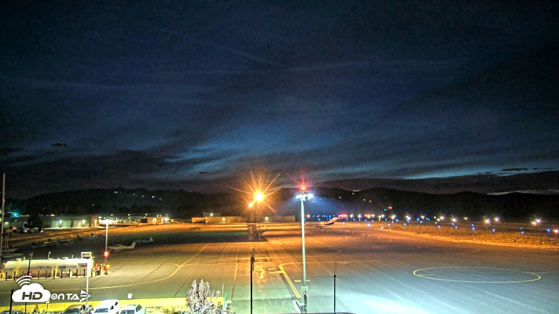 Snapshot of Truckee Tahoe Airport Live Webcam taken Sep 9, 2026, 8:14pm PDT