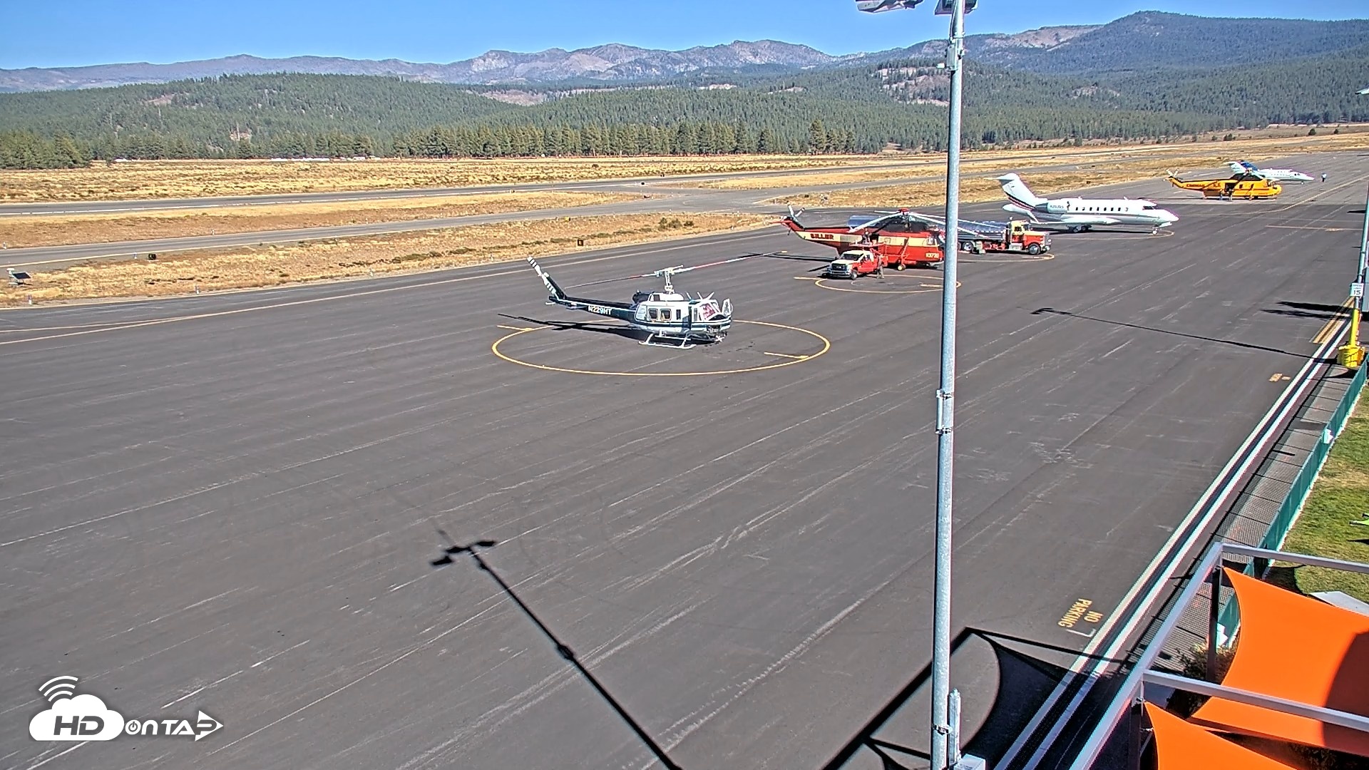 Snapshot of Truckee Tahoe Airport Live Webcam taken Sep 19, 2026, 4:11pm PDT