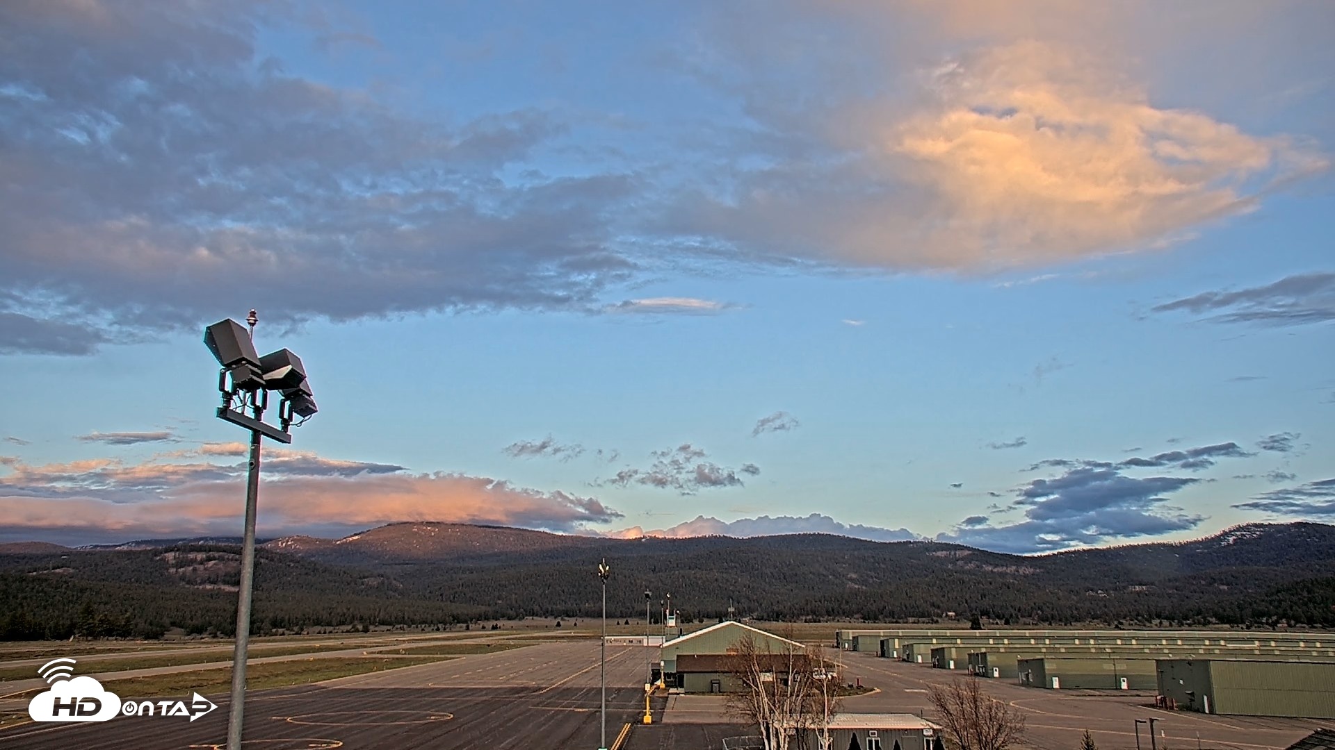 Snapshot of Truckee Tahoe Airport Live Webcam taken Apr 24, 2026, 7:38pm PDT