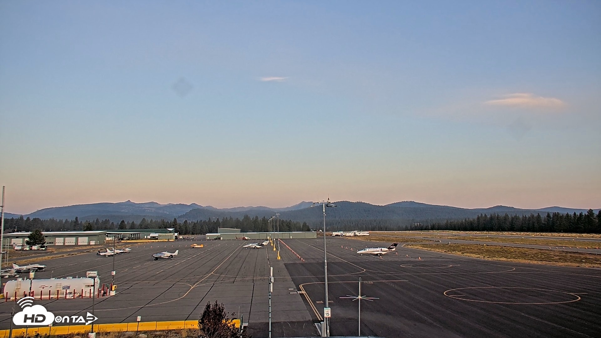 Snapshot of Truckee Tahoe Airport Live Webcam taken Sep 22, 2026, 6:56am PDT