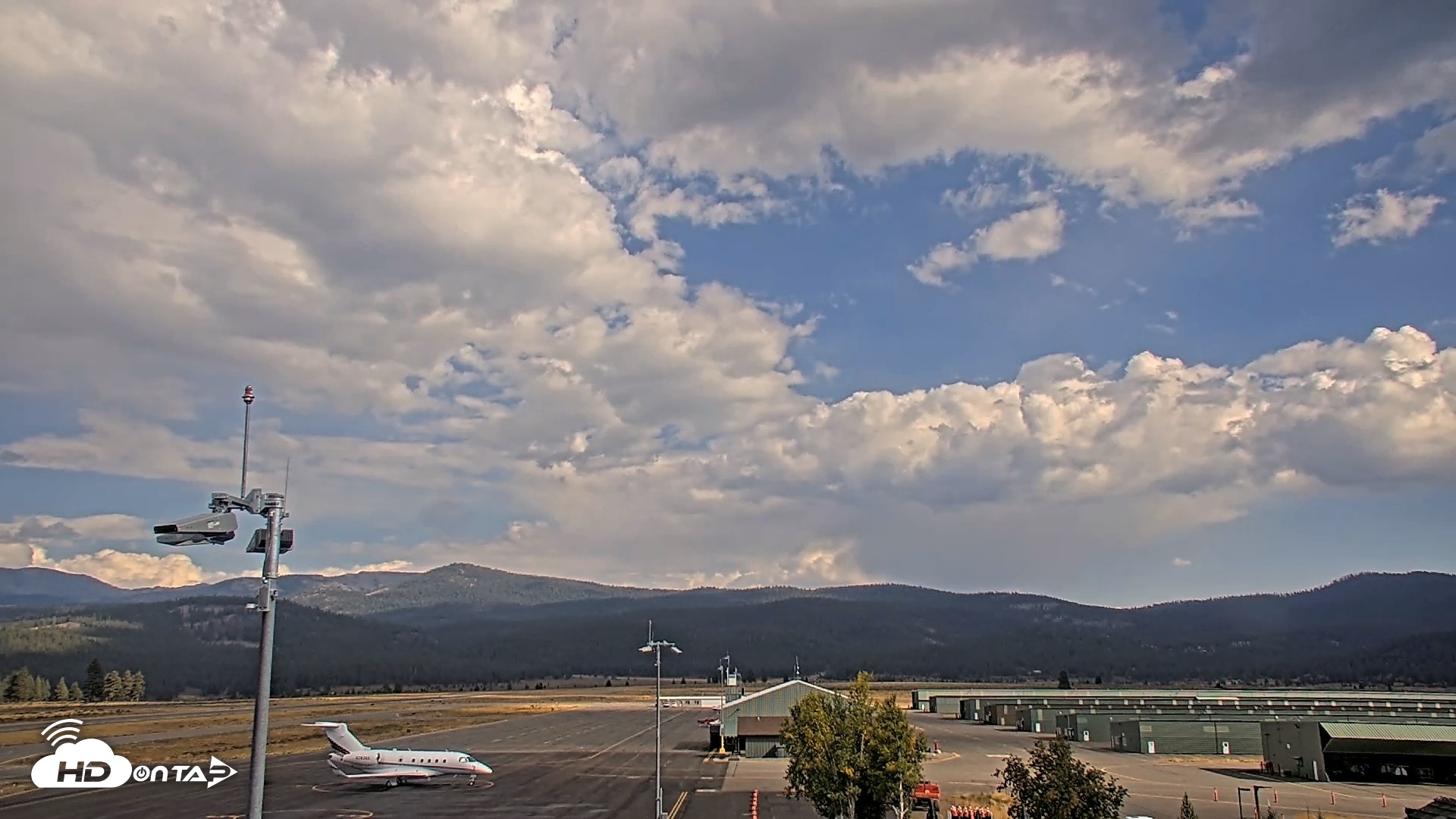 Snapshot of Truckee Tahoe Airport Live Webcam taken Sep 22, 2026, 3:28pm PDT