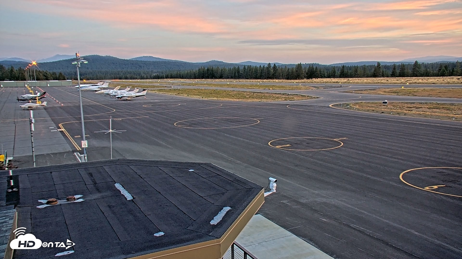 Snapshot of Truckee Tahoe Airport Live Webcam taken Aug 23, 2026, 6:16am PDT
