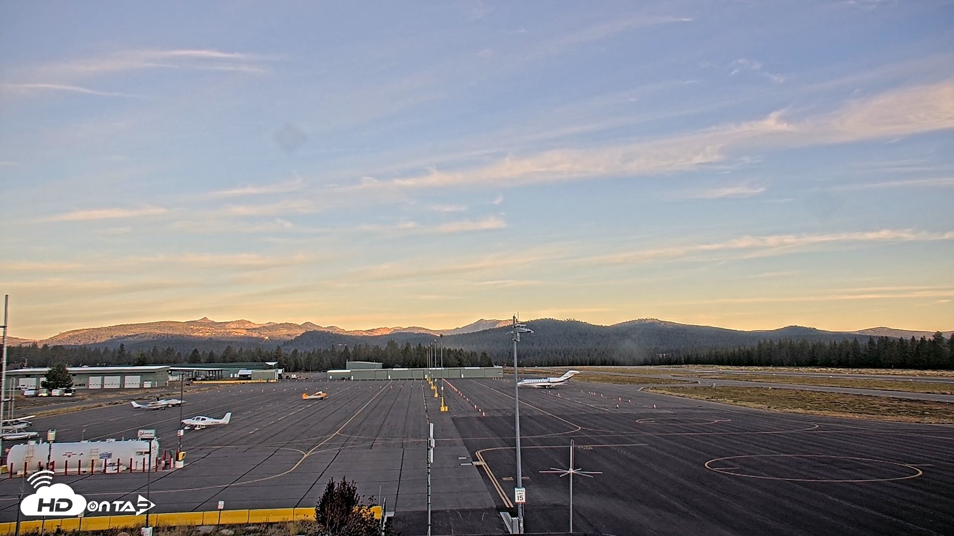 Snapshot of Truckee Tahoe Airport Live Webcam taken Sep 9, 2026, 6:51am PDT