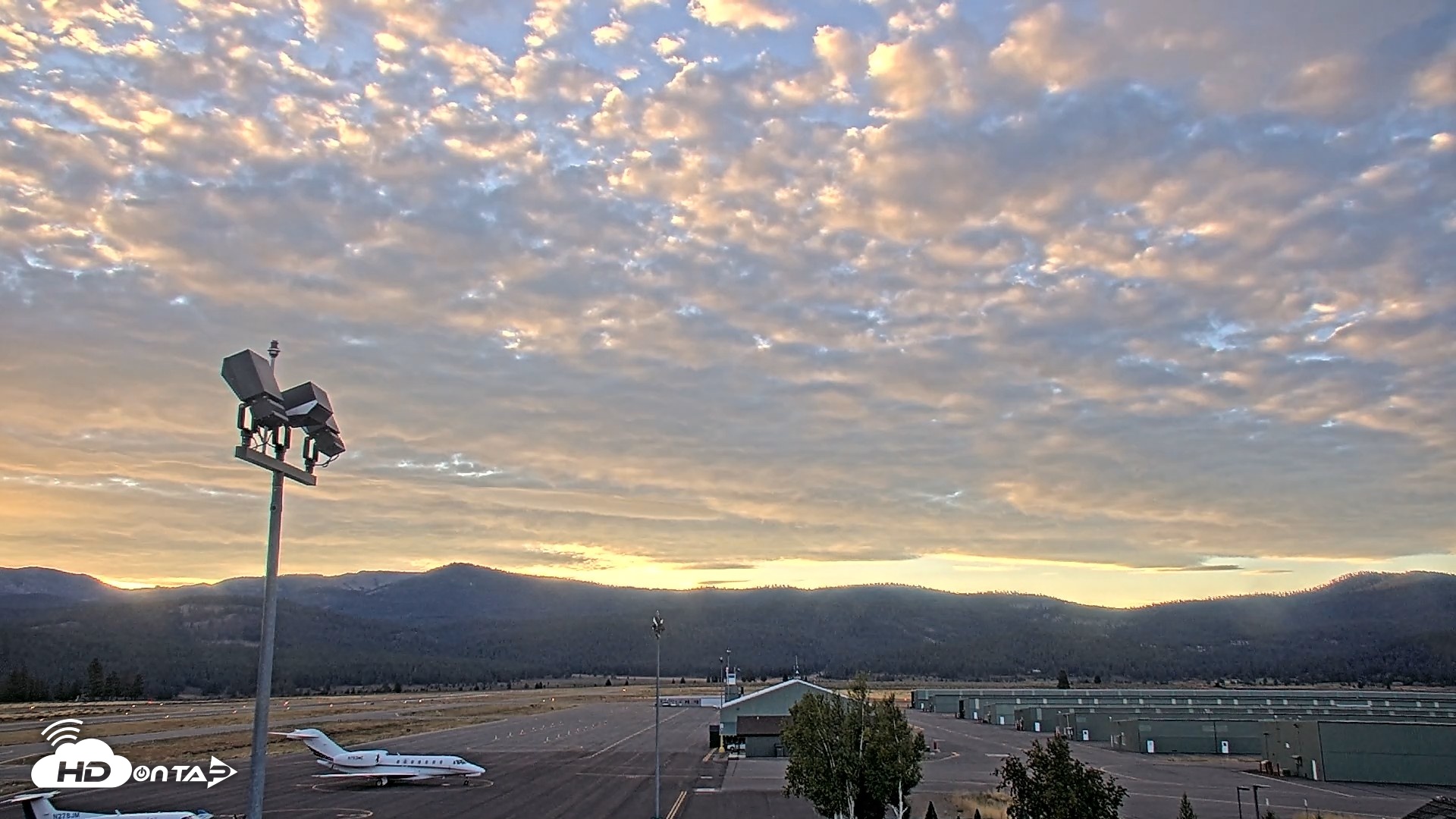 Snapshot of Truckee Tahoe Airport Live Webcam taken Sep 10, 2026, 6:54am PDT
