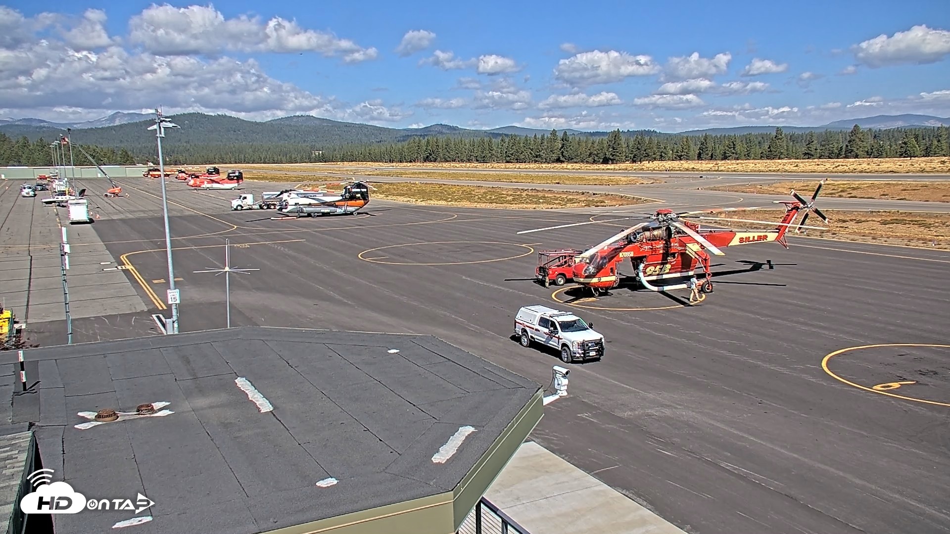 Snapshot of Truckee Tahoe Airport Live Webcam taken Sep 17, 2026, 10:54am PDT