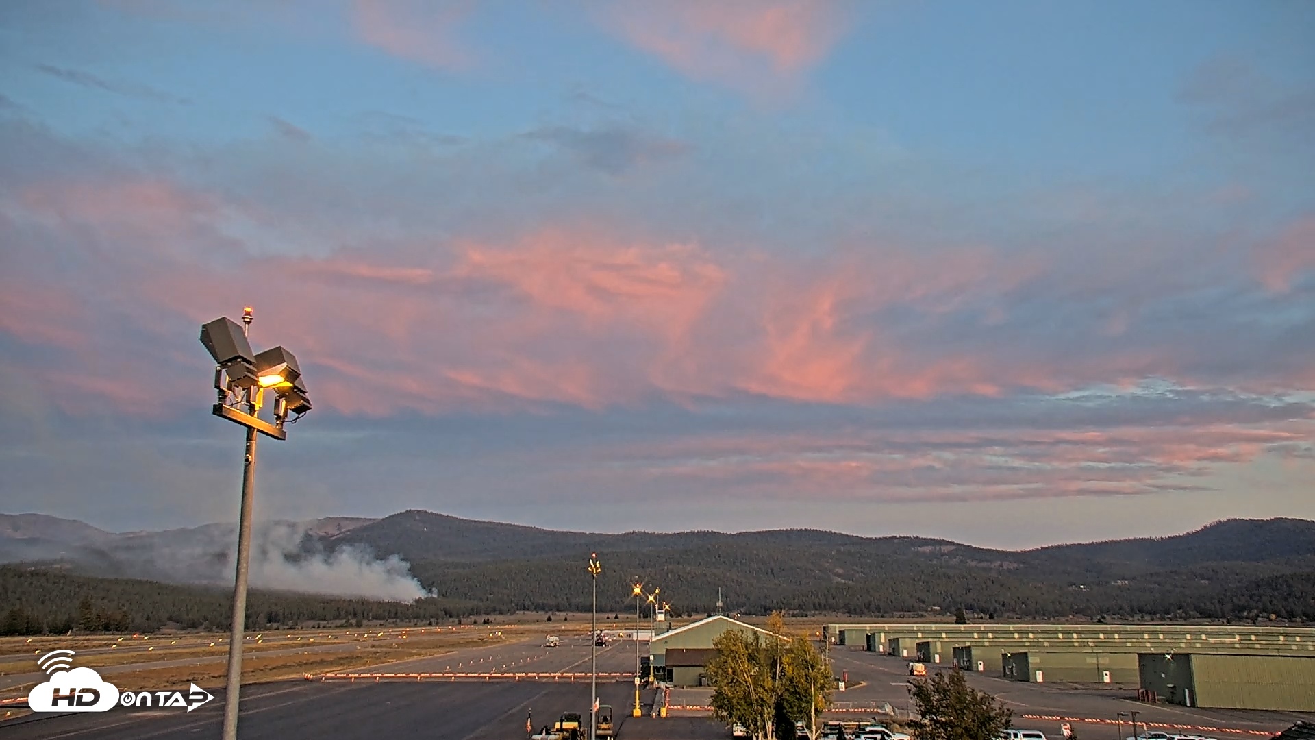 Snapshot of Truckee Tahoe Airport Live Webcam taken Oct 8, 2025, 6:41pm PDT
