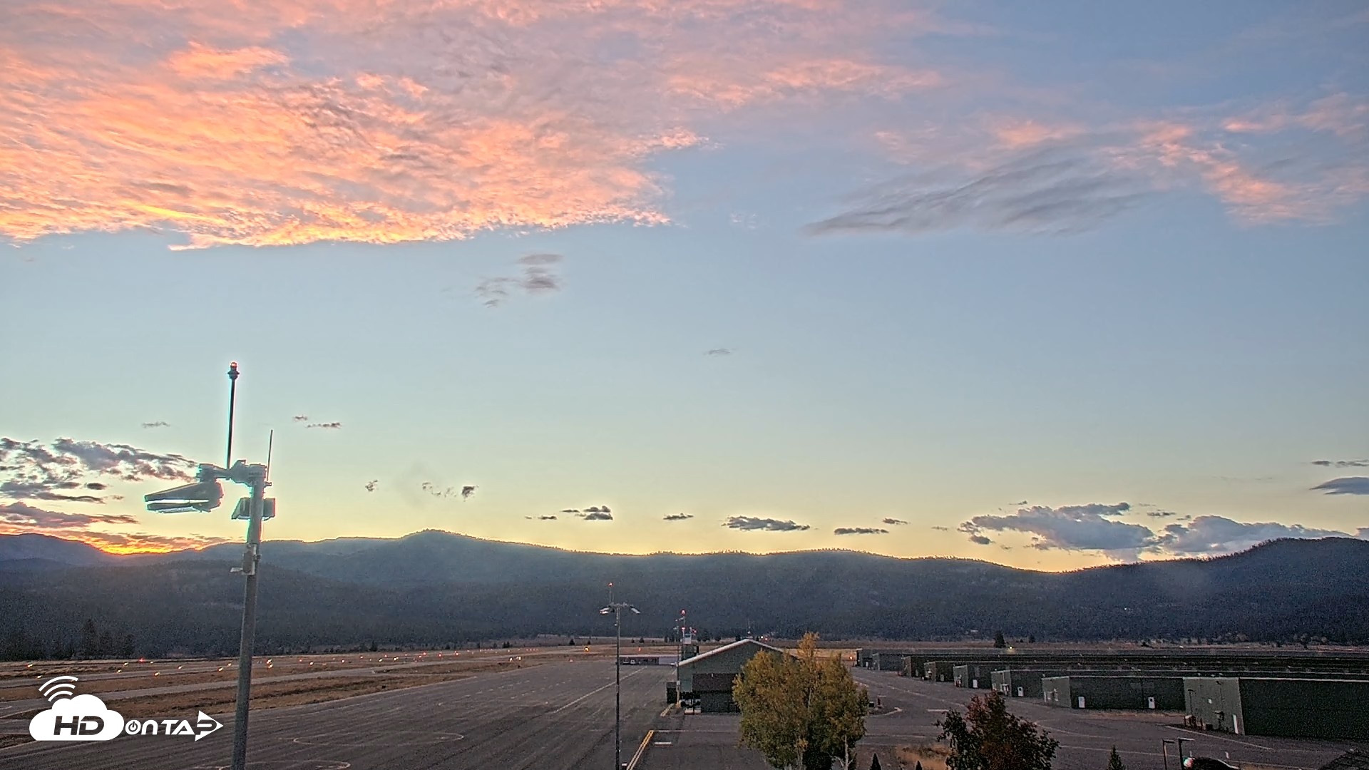 Snapshot of Truckee Tahoe Airport Live Webcam taken Oct 5, 2026, 6:54am PDT