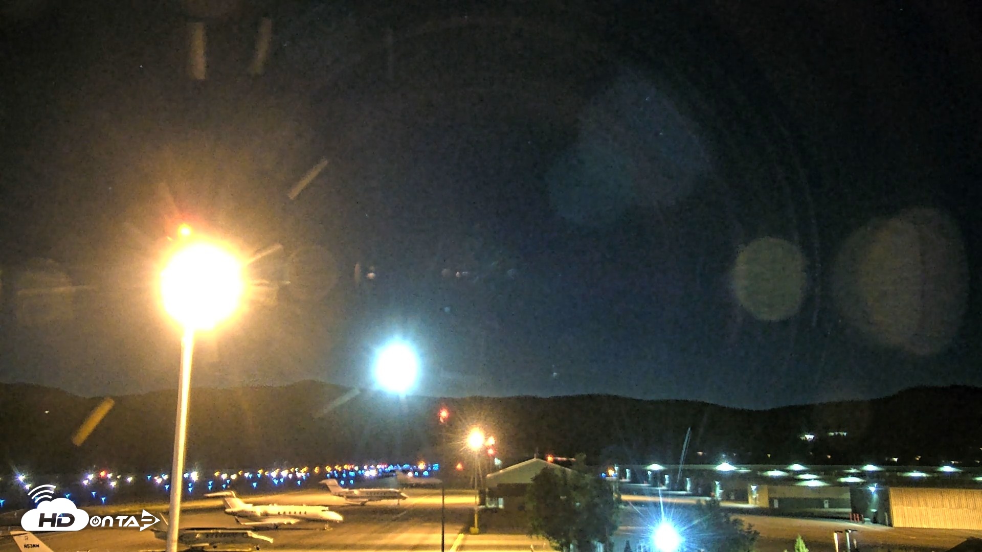 Snapshot of Truckee Tahoe Airport Live Webcam taken Jul 30, 2026, 9:39pm PDT