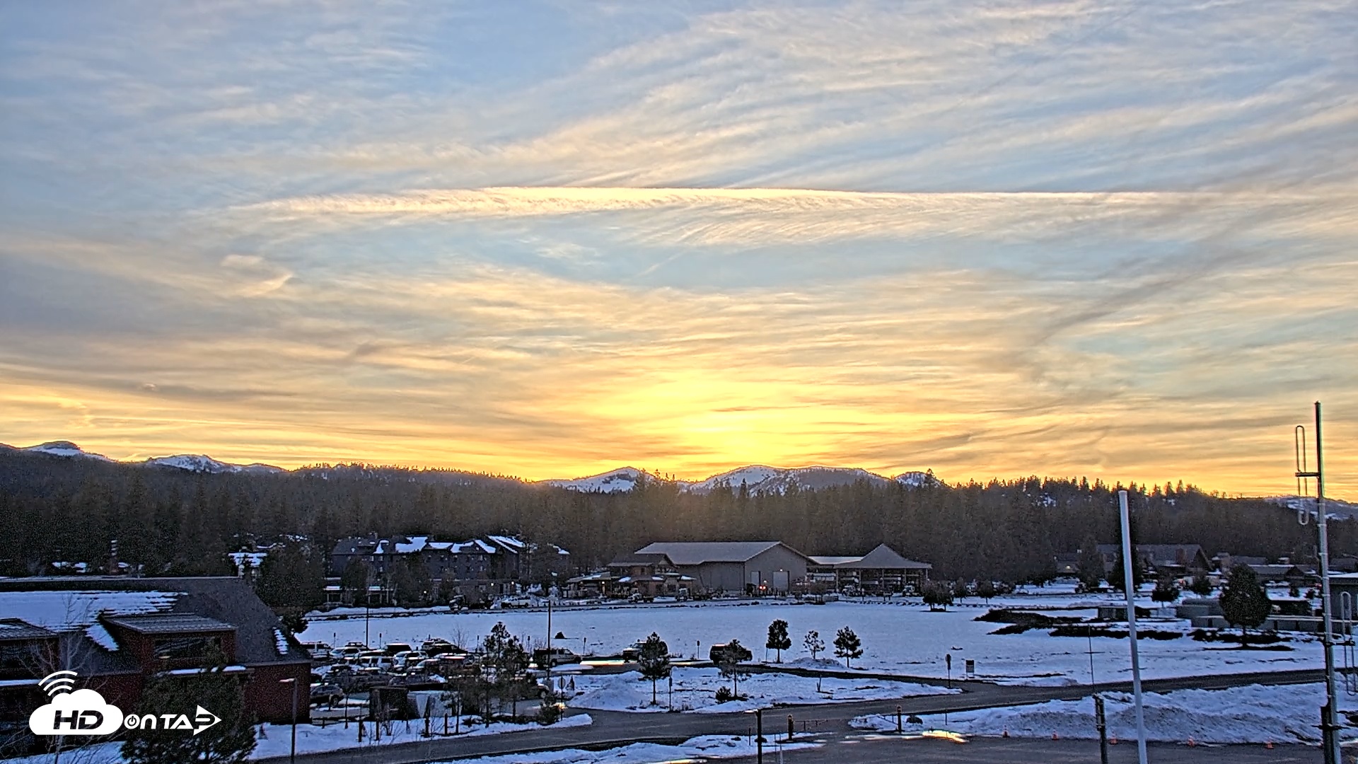 Snapshot of Truckee Tahoe Airport Live Webcam taken Feb 26, 2026, 5:47pm PST