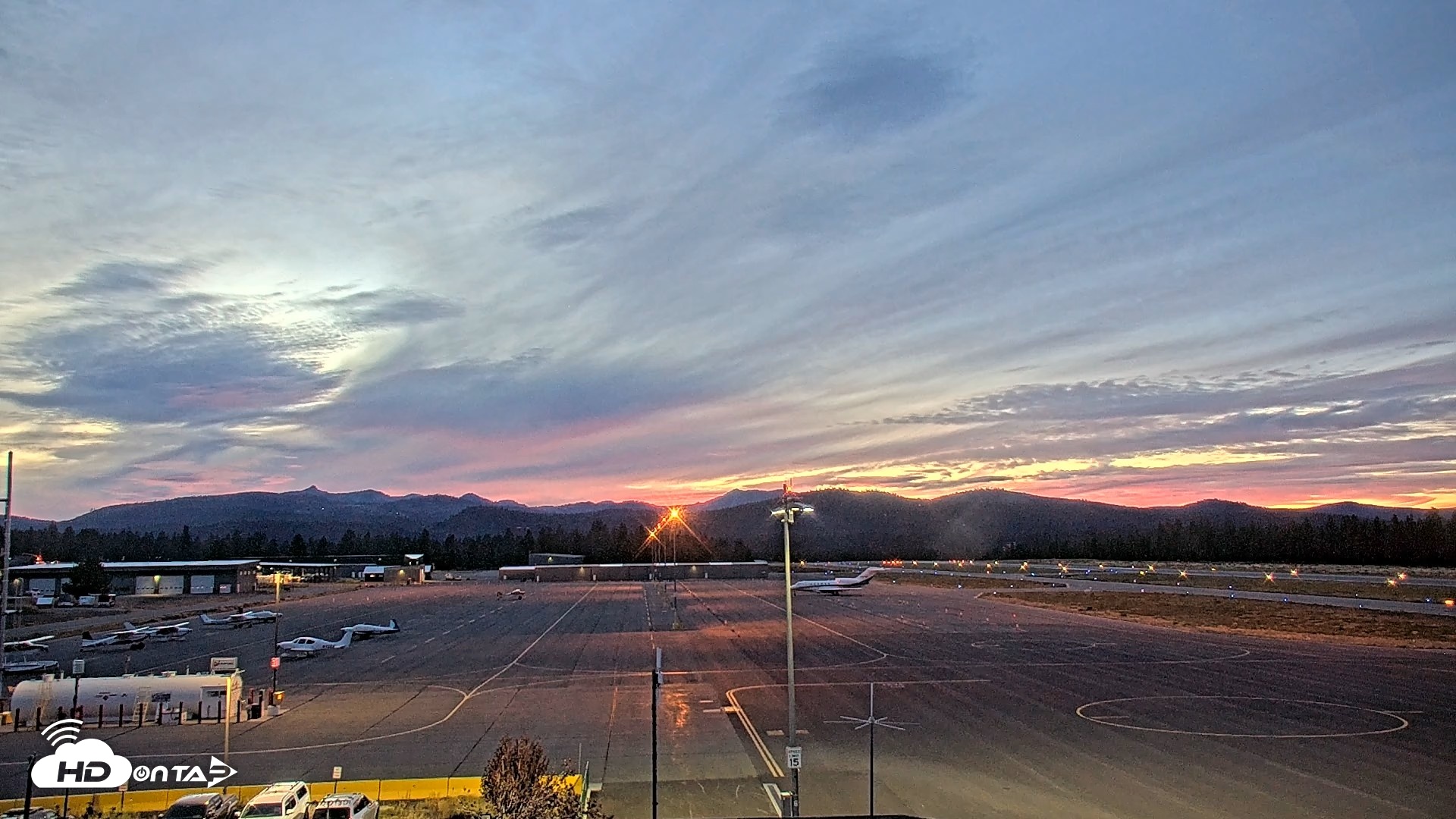 Snapshot of Truckee Tahoe Airport Live Webcam taken Sep 9, 2026, 7:37pm PDT