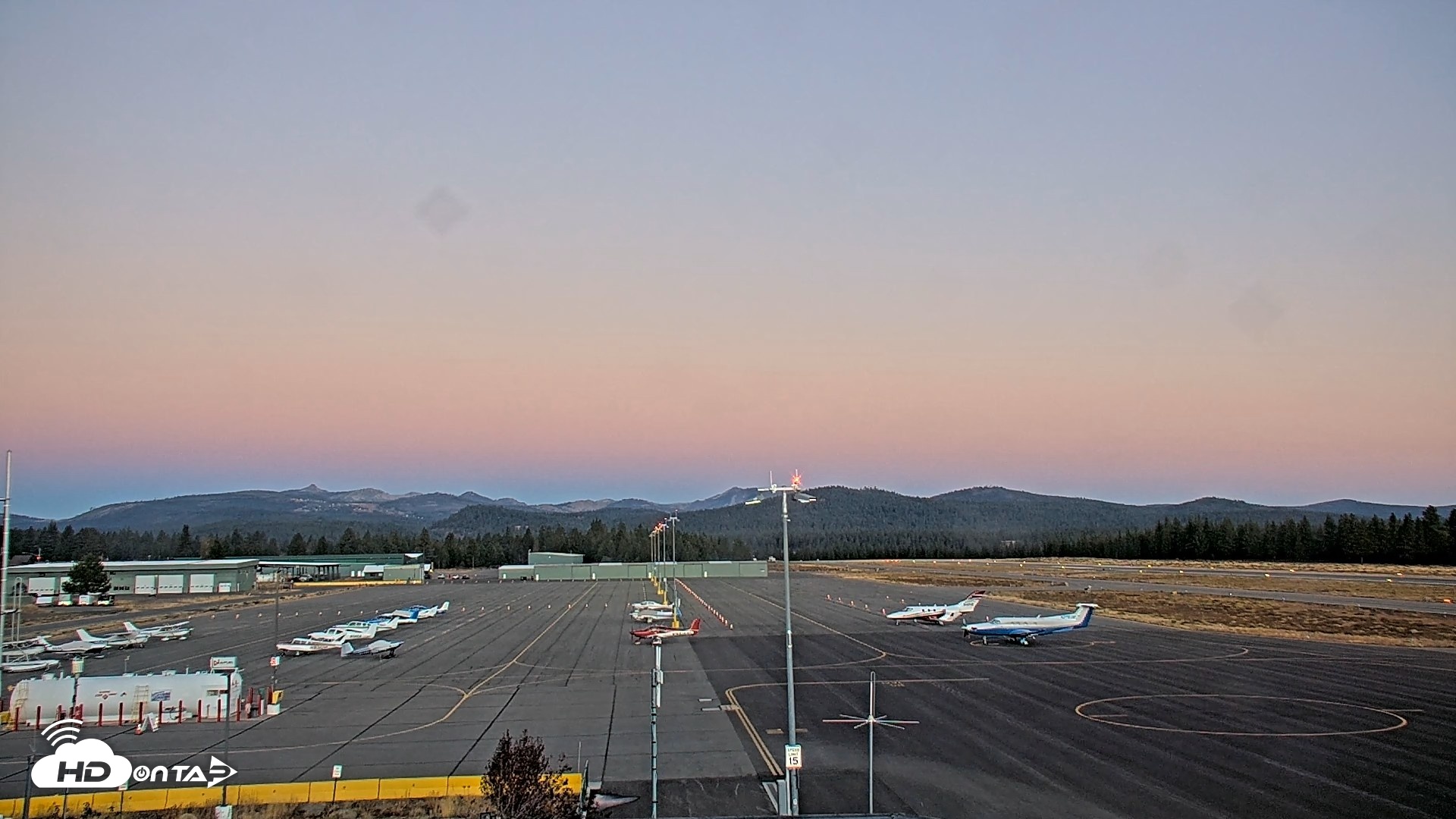 Snapshot of Truckee Tahoe Airport Live Webcam taken Oct 18, 2026, 7:07am PDT