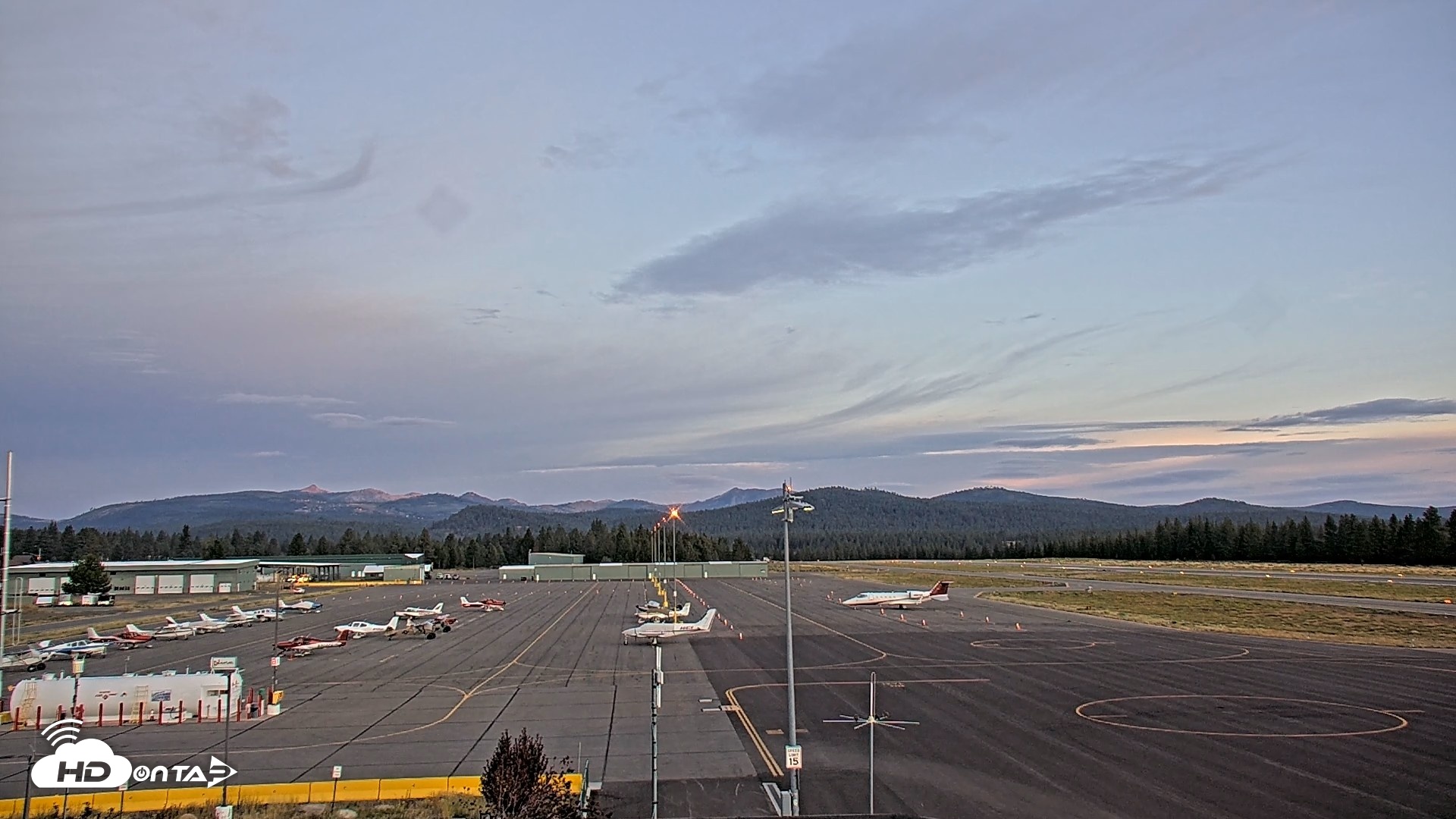 Snapshot of Truckee Tahoe Airport Live Webcam taken Aug 17, 2026, 6:17am PDT