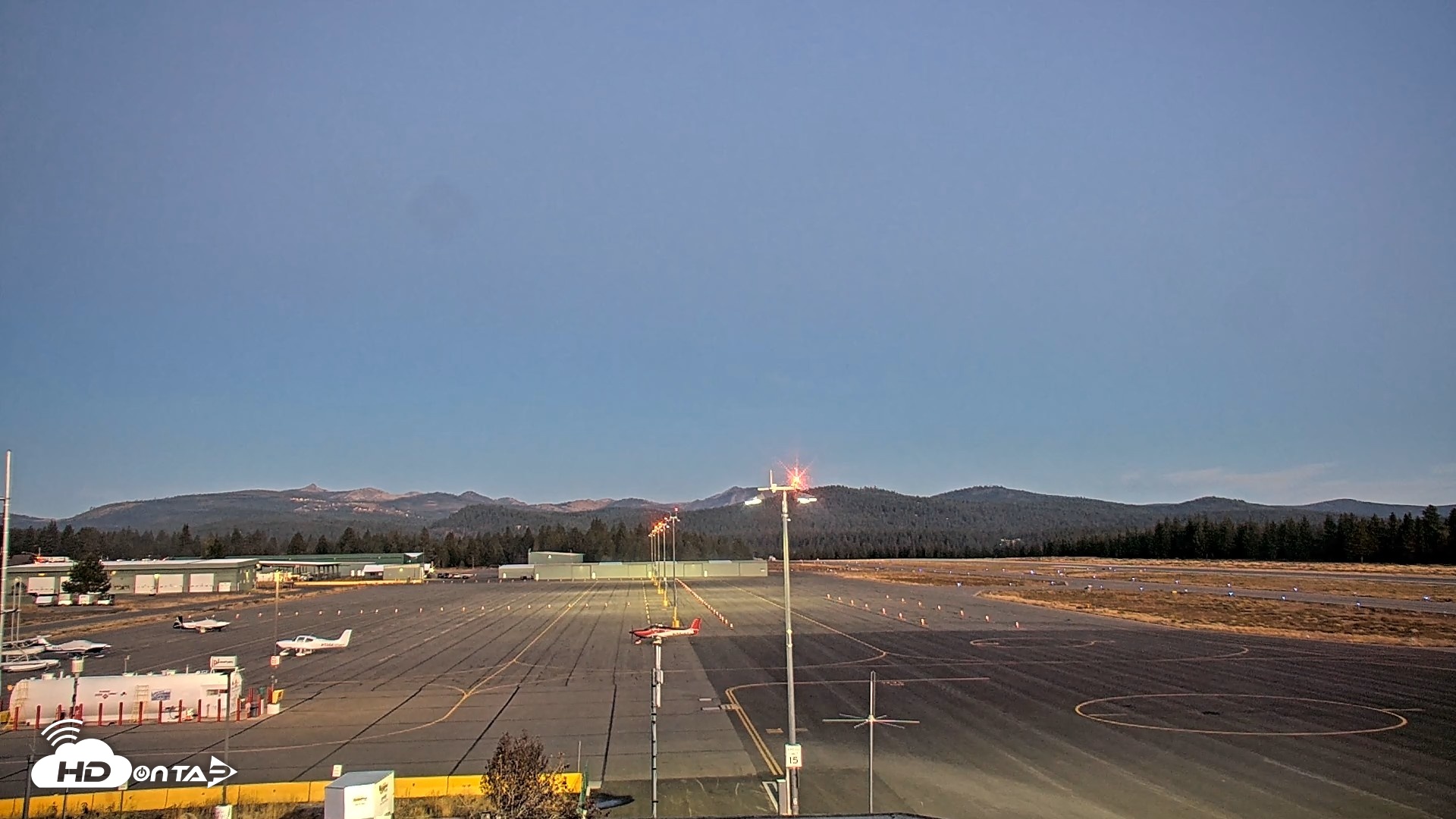 Snapshot of Truckee Tahoe Airport Live Webcam taken Oct 14, 2026, 6:50am PDT