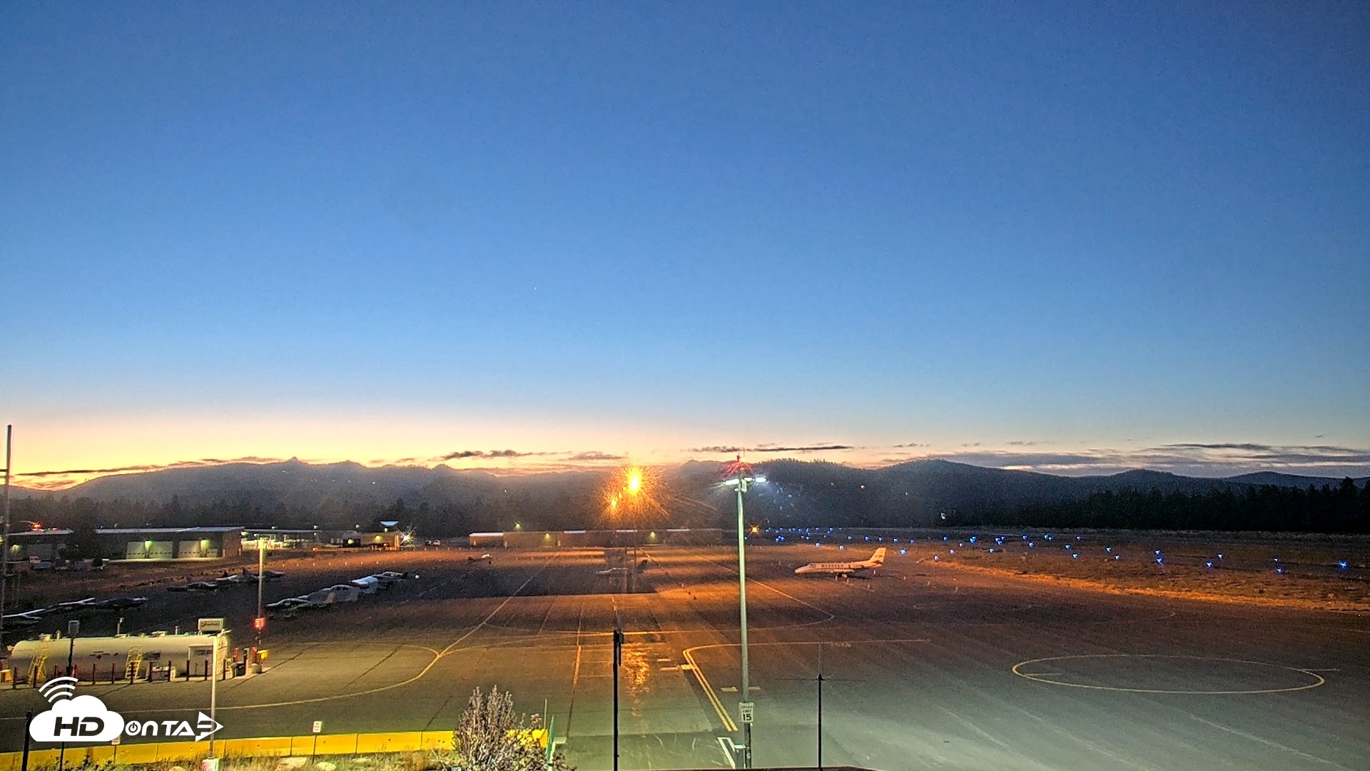 Snapshot of Truckee Tahoe Airport Live Webcam taken Sep 15, 2026, 7:44pm PDT