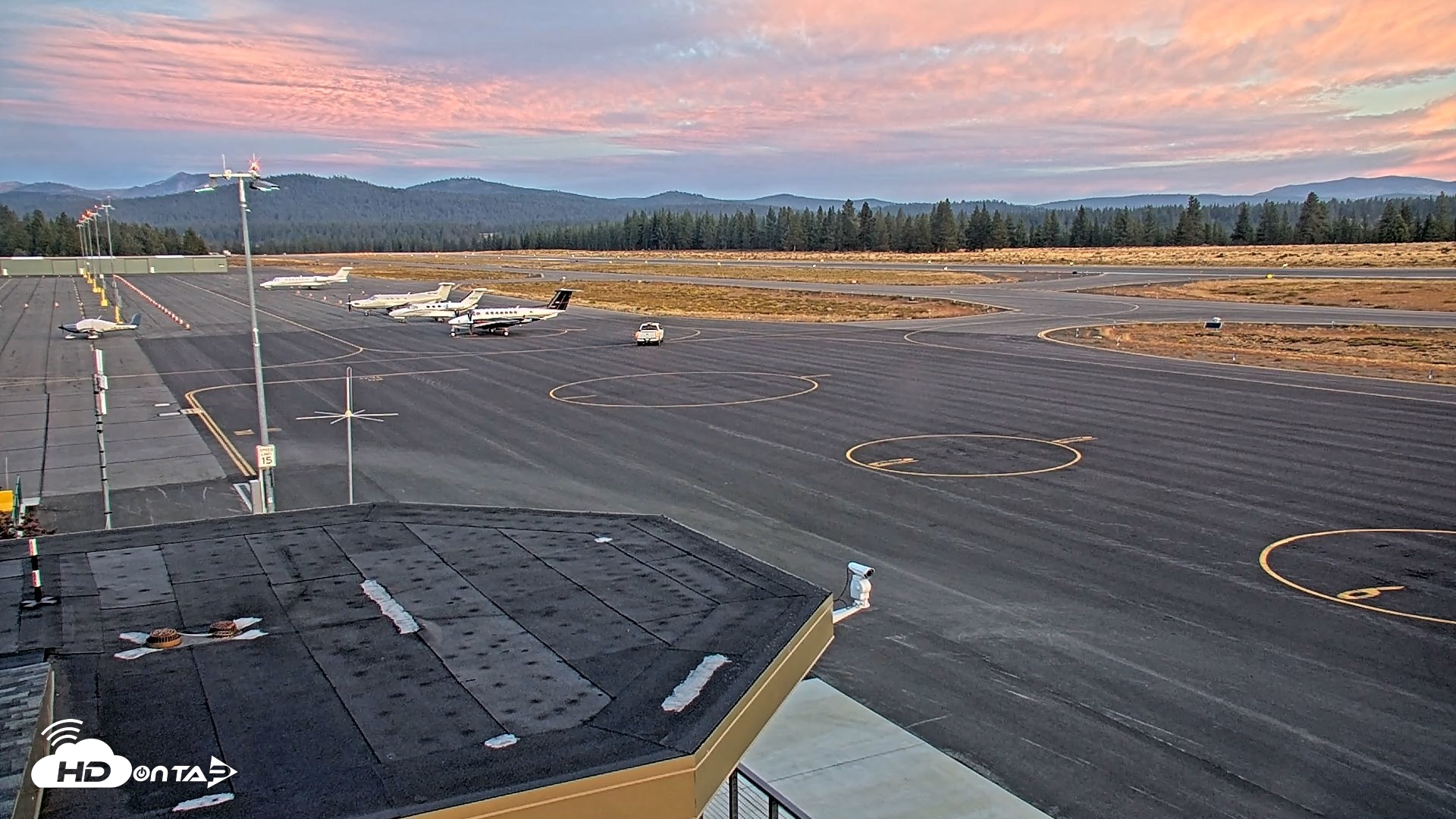 Snapshot of Truckee Tahoe Airport Live Webcam taken Oct 2, 2026, 6:53am PDT