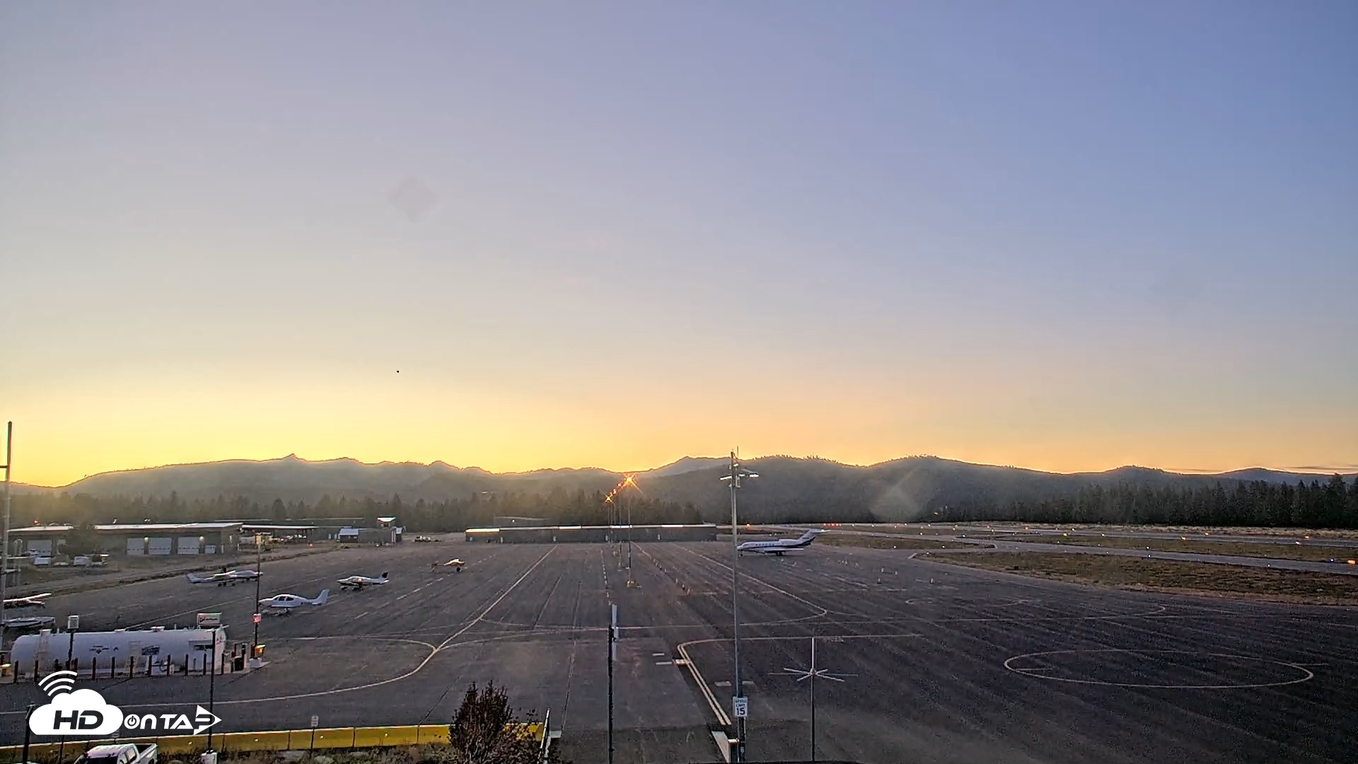 Snapshot of Truckee Tahoe Airport Live Webcam taken Sep 8, 2026, 7:35pm PDT