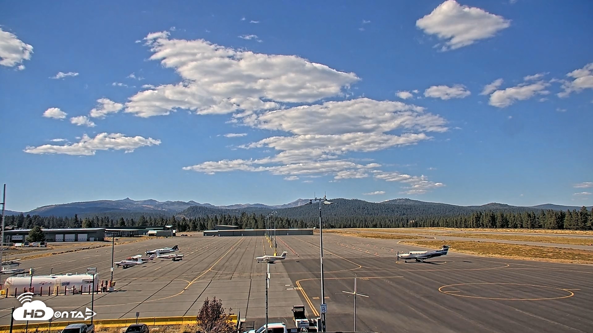 Snapshot of Truckee Tahoe Airport Live Webcam taken Oct 7, 2026, 2:34pm PDT