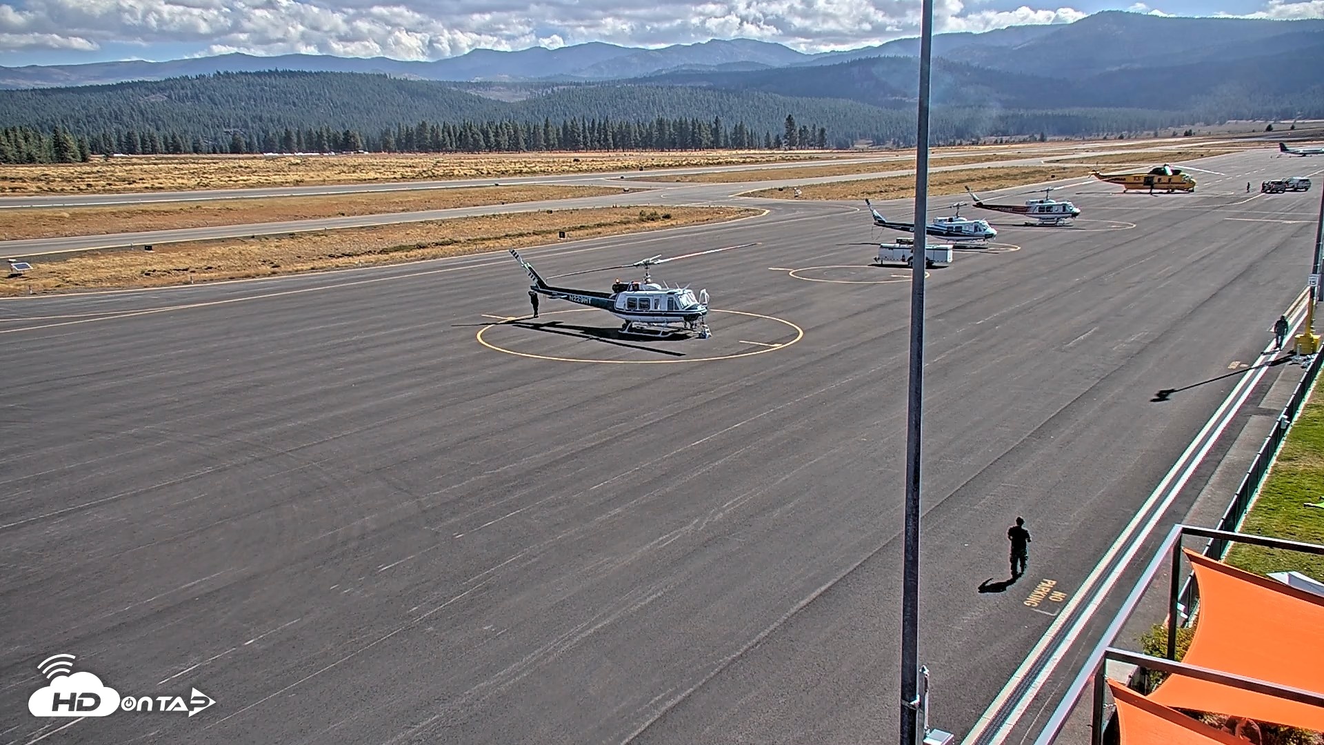 Snapshot of Truckee Tahoe Airport Live Webcam taken Sep 17, 2026, 10:55am PDT