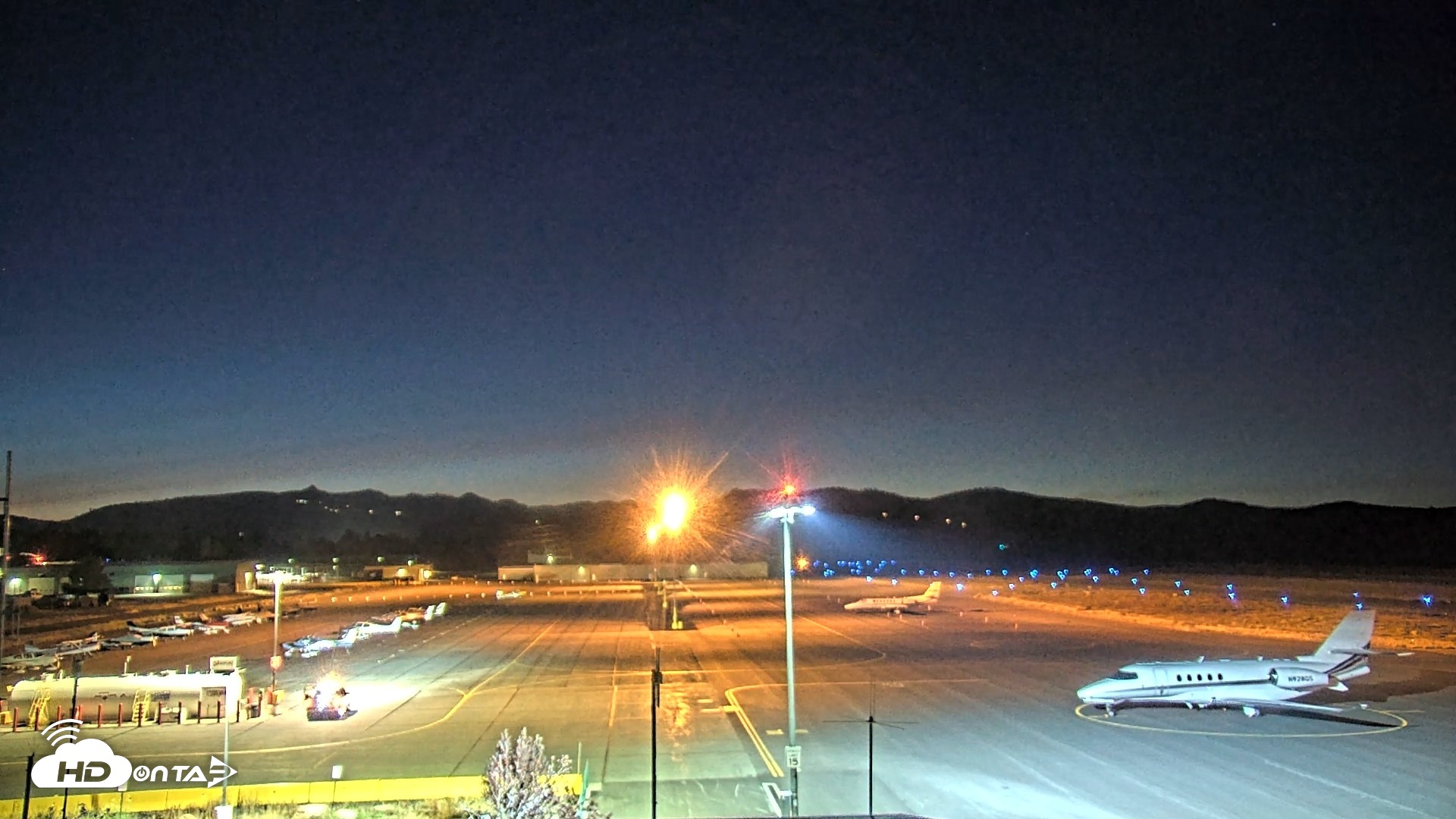 Snapshot of Truckee Tahoe Airport Live Webcam taken Sep 14, 2026, 8:07pm PDT