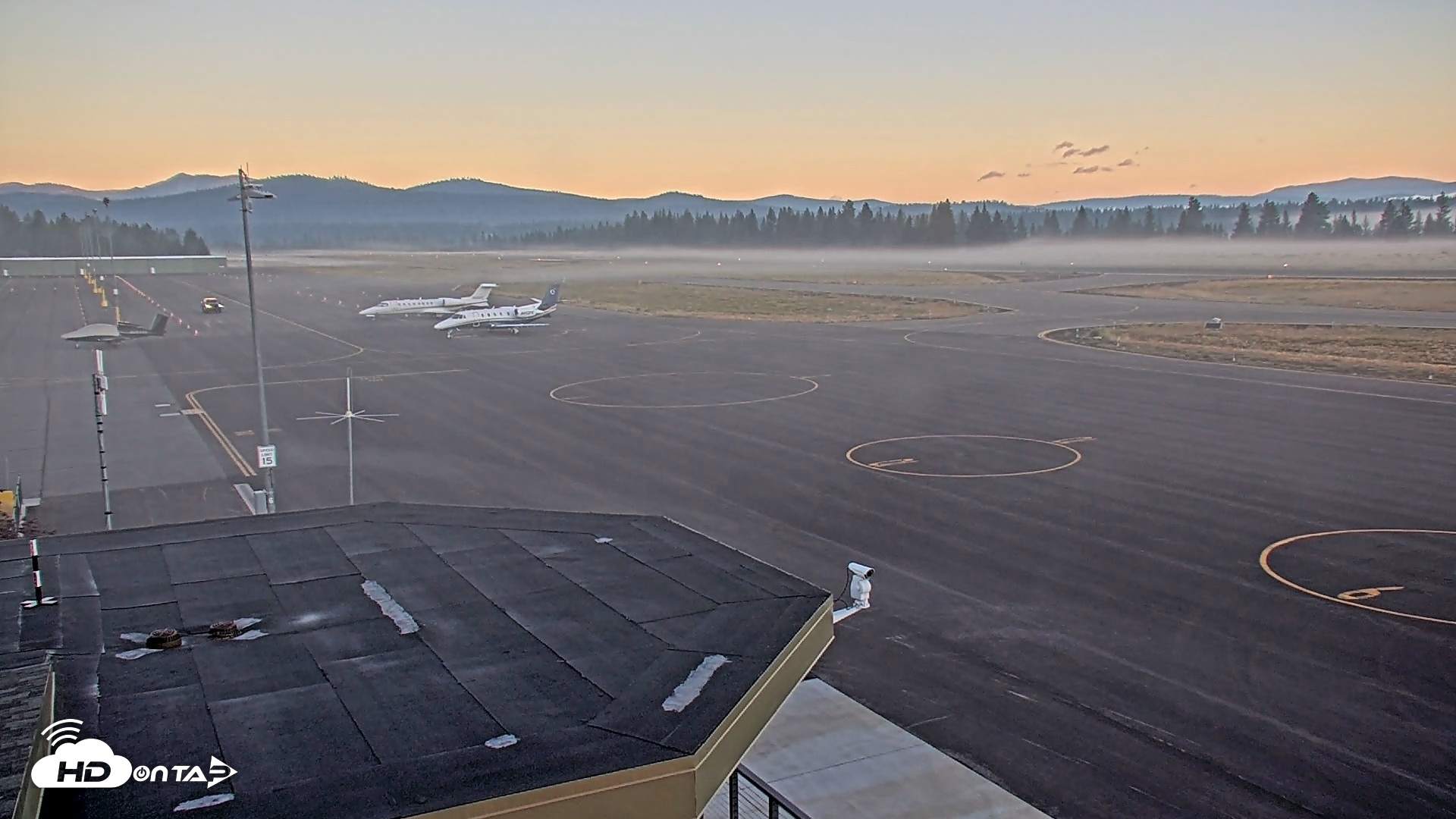Snapshot of Truckee Tahoe Airport Live Webcam taken Aug 29, 2026, 6:34am PDT