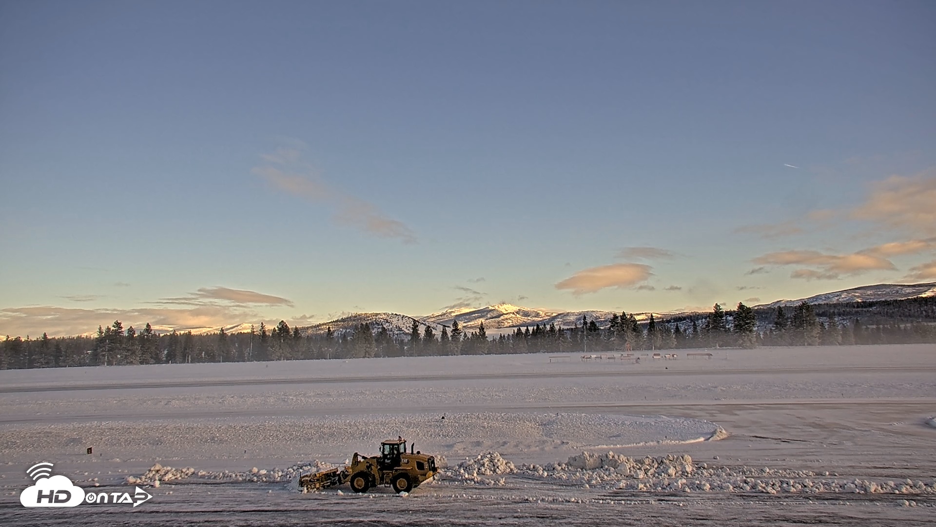 Snapshot of Truckee Tahoe Airport Live Webcam taken Dec 27, 2025, 8:37am PST