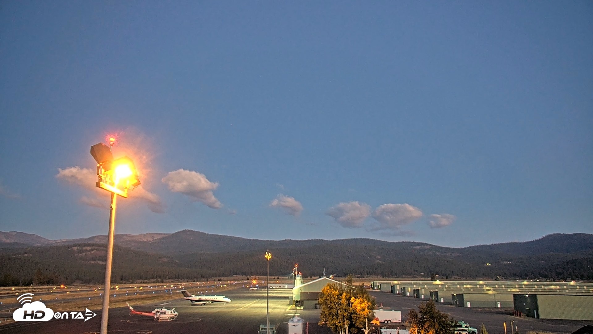 Snapshot of Truckee Tahoe Airport Live Webcam taken Sep 16, 2026, 7:31pm PDT