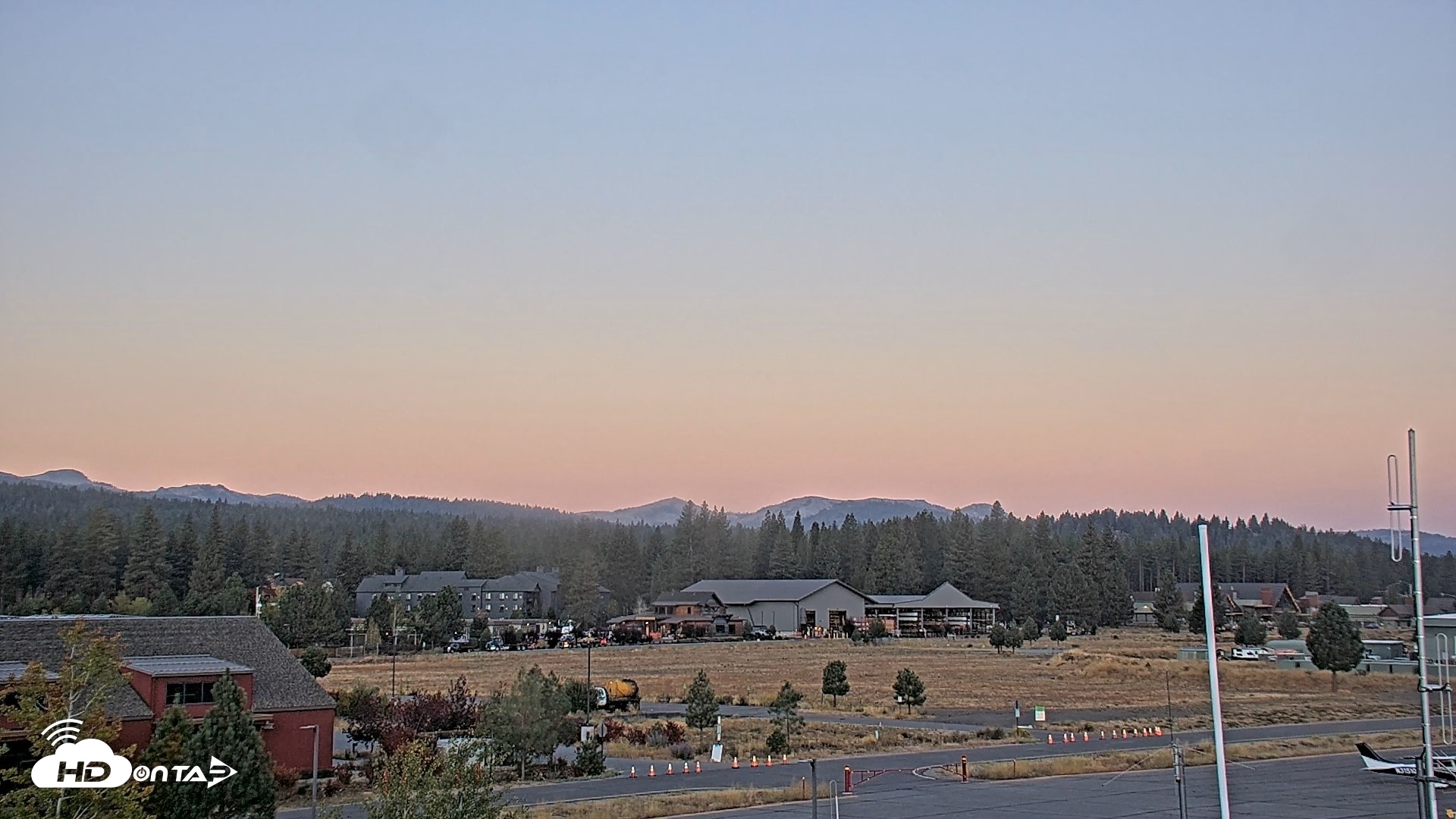 Snapshot of Truckee Tahoe Airport Live Webcam taken Sep 16, 2026, 6:44am PDT