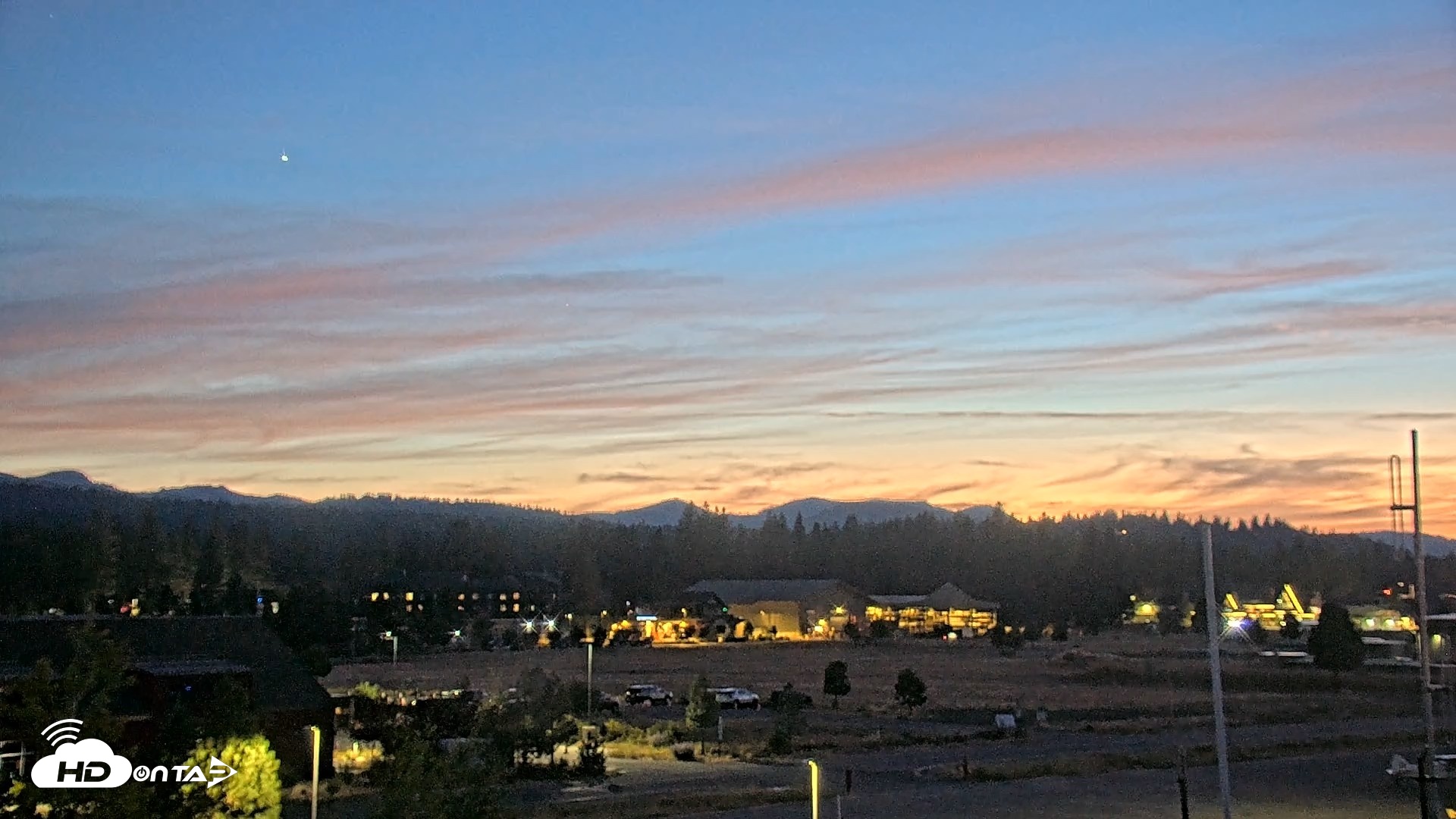 Snapshot of Truckee Tahoe Airport Live Webcam taken Aug 25, 2026, 8:16pm PDT