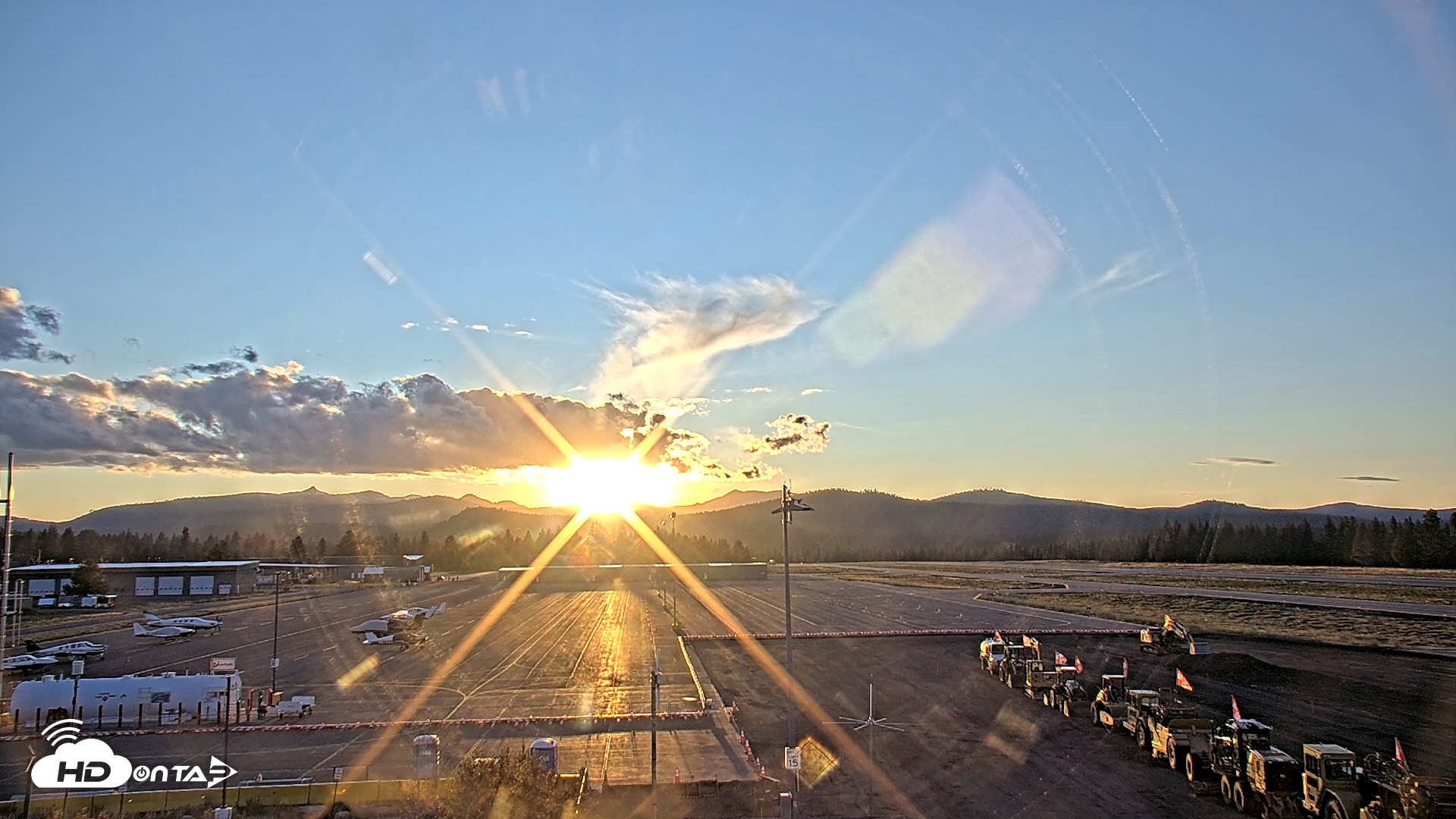 Snapshot of Truckee Tahoe Airport Live Webcam taken Jun 21, 2025, 8:11pm PDT