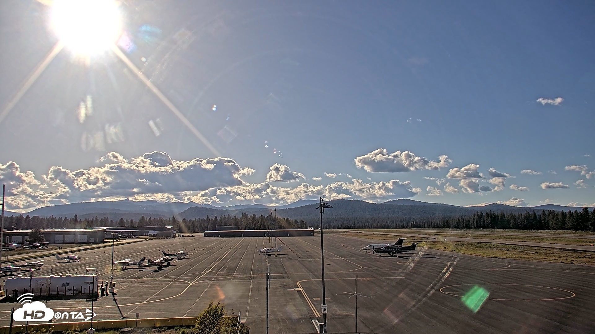 Snapshot of Truckee Tahoe Airport Live Webcam taken May 30, 2026, 6:22pm PDT