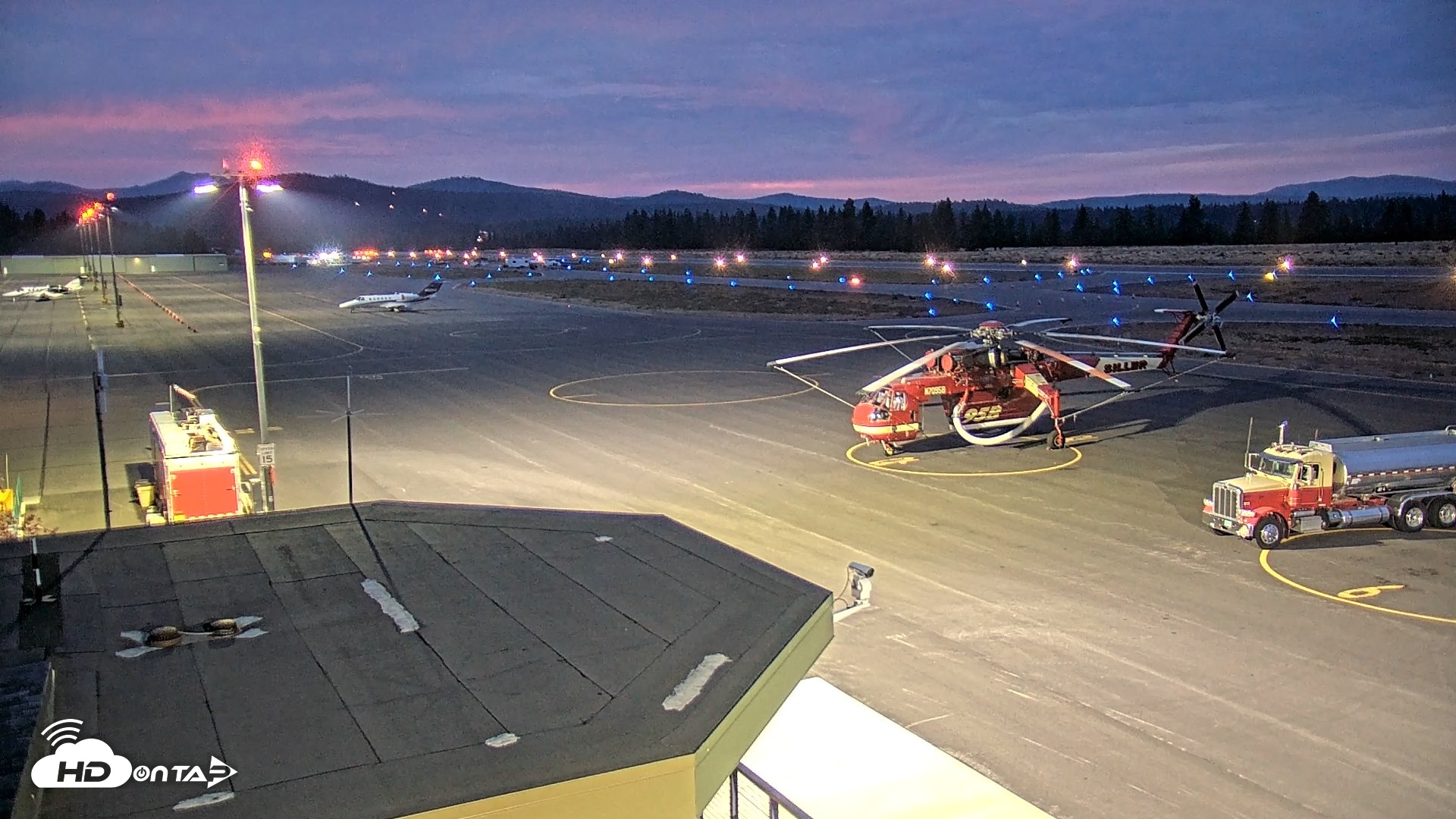 Snapshot of Truckee Tahoe Airport Live Webcam taken Sep 20, 2026, 7:25pm PDT