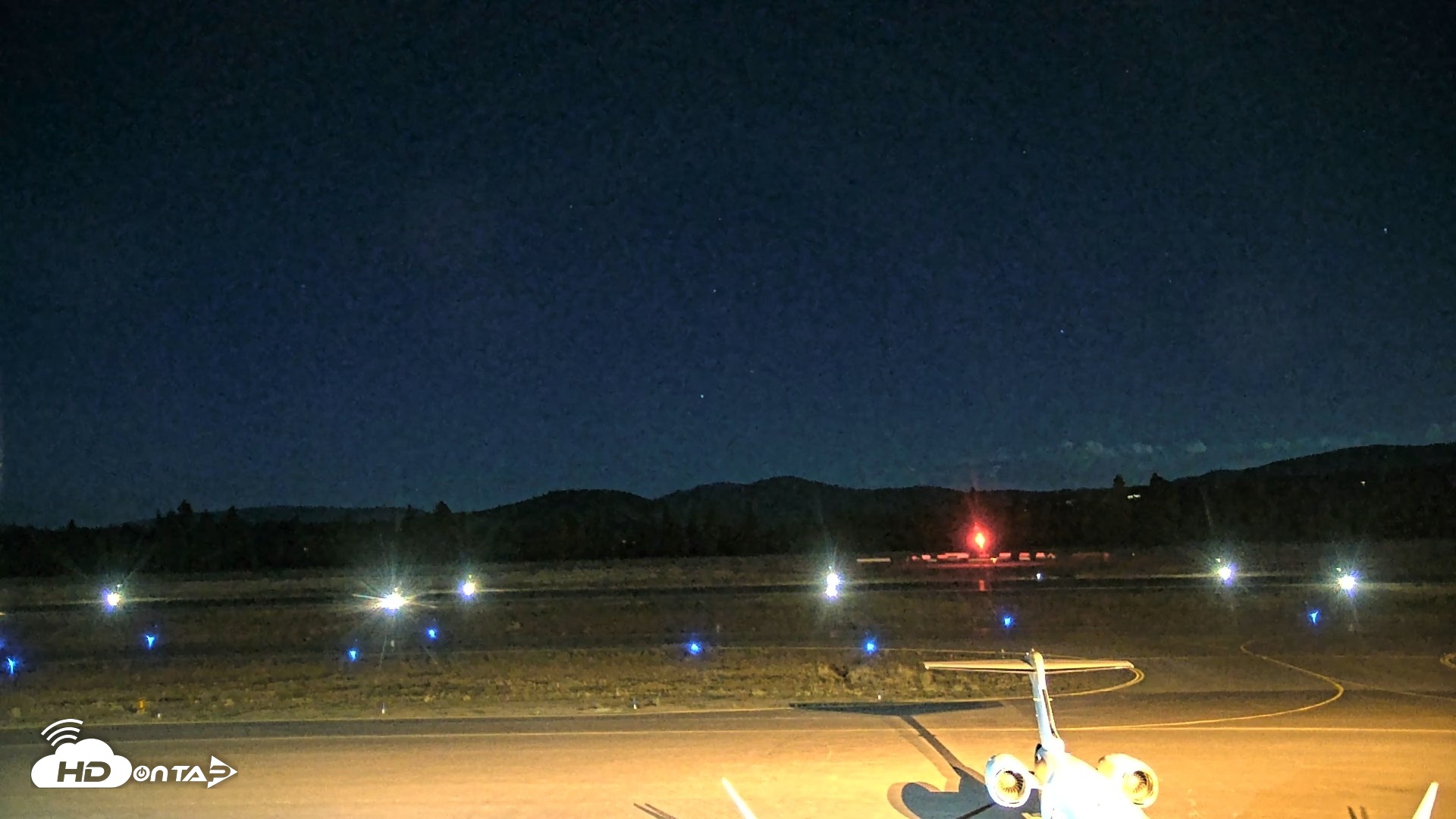 Snapshot of Truckee Tahoe Airport Live Webcam taken Aug 26, 2026, 8:42pm PDT