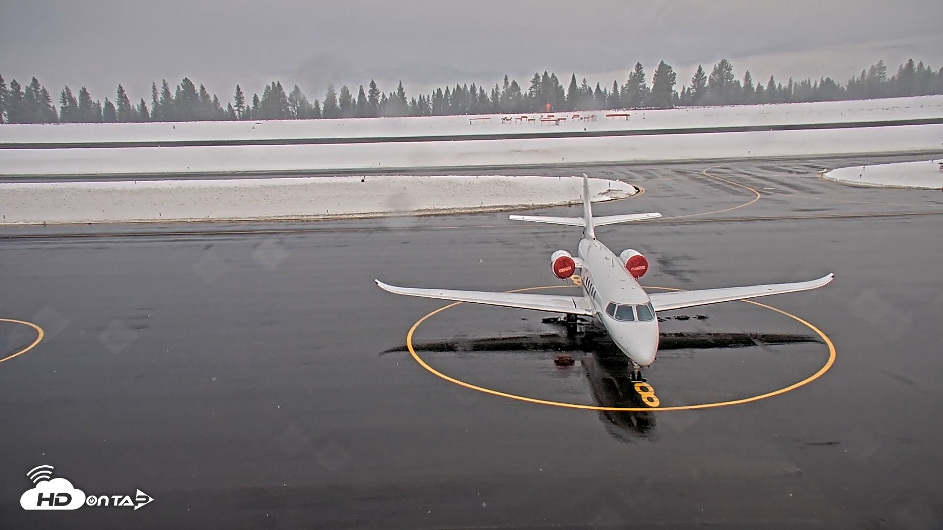 Snapshot of Truckee Tahoe Airport Live Webcam taken Jan 1, 2026, 8:31am PST