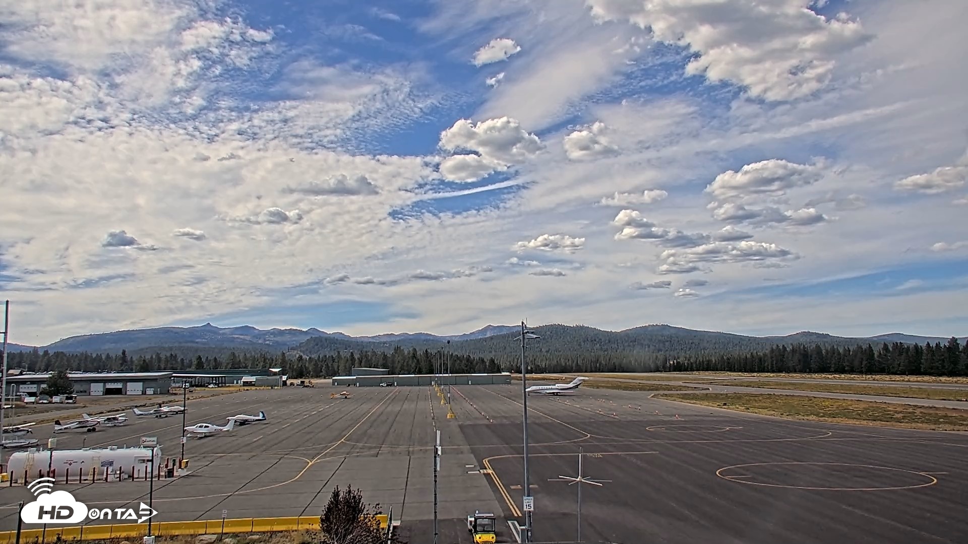 Snapshot of Truckee Tahoe Airport Live Webcam taken Sep 9, 2026, 3:39pm PDT