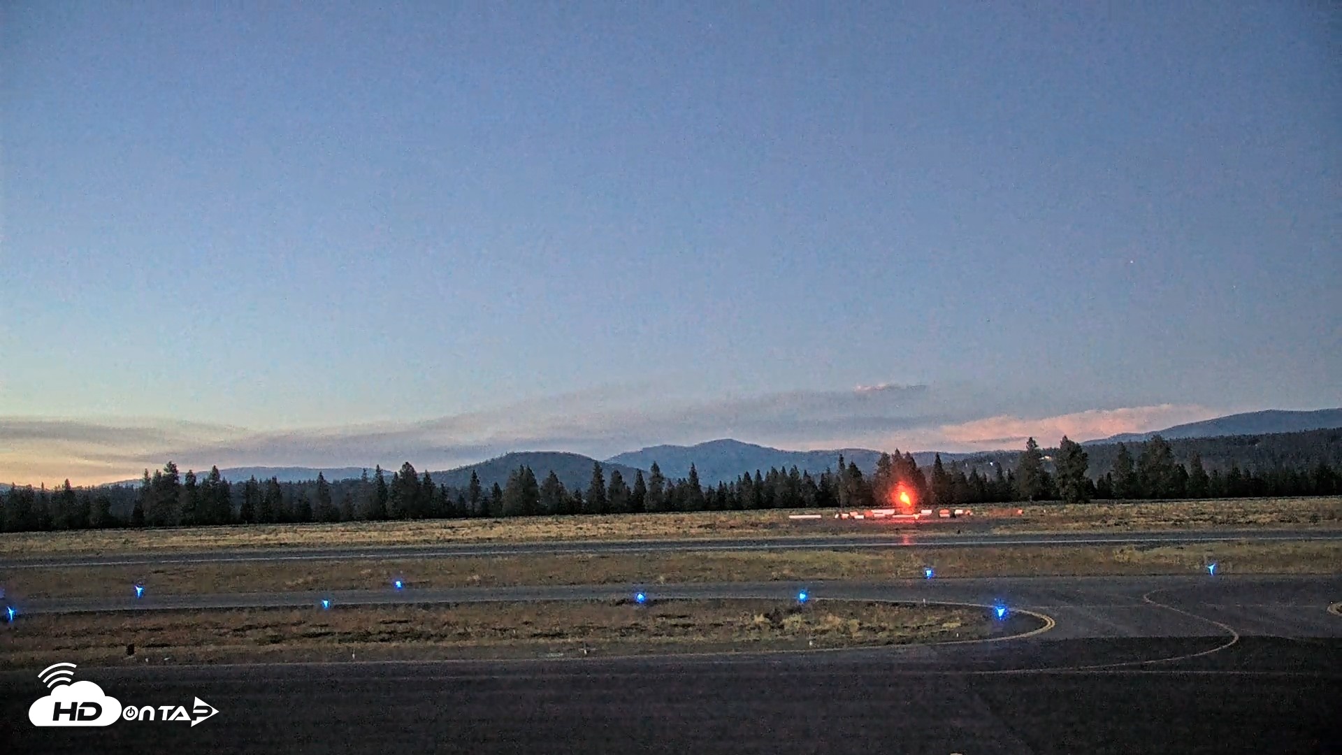 Snapshot of Truckee Tahoe Airport Live Webcam taken Aug 24, 2026, 8:19pm PDT