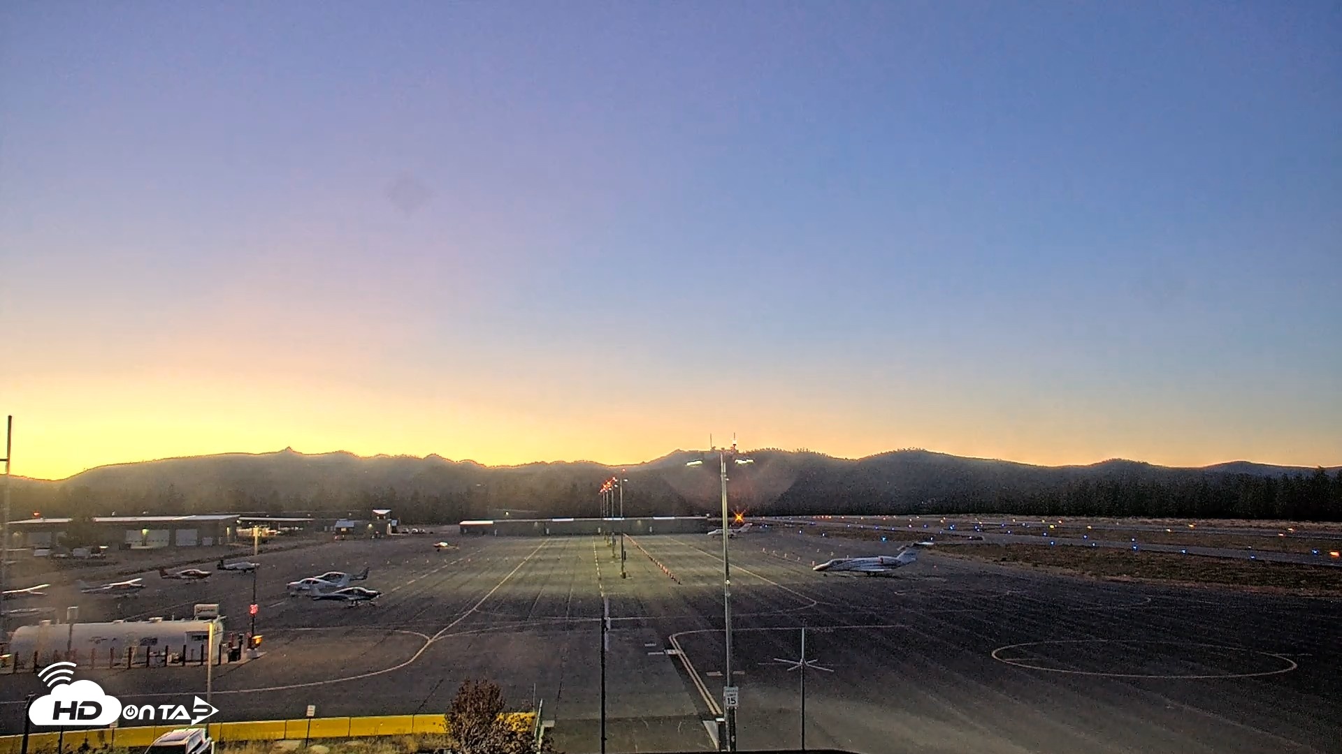 Snapshot of Truckee Tahoe Airport Live Webcam taken Sep 25, 2026, 7:15pm PDT