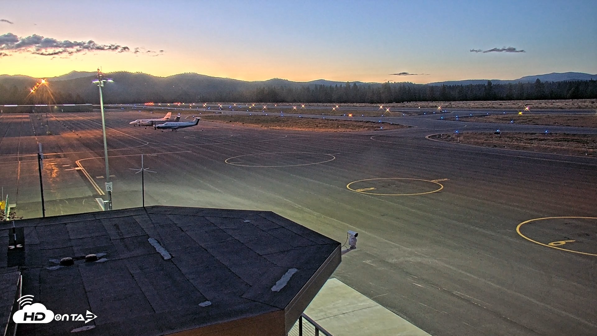 Snapshot of Truckee Tahoe Airport Live Webcam taken Sep 12, 2026, 7:39pm PDT