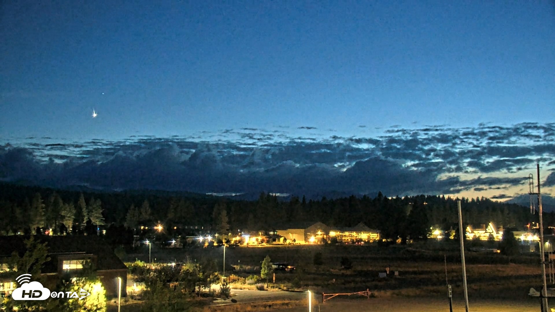 Snapshot of Truckee Tahoe Airport Live Webcam taken Sep 1, 2026, 8:17pm PDT