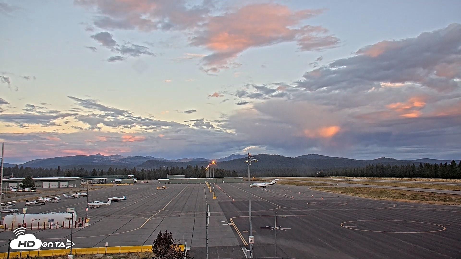 Snapshot of Truckee Tahoe Airport Live Webcam taken Sep 10, 2026, 6:40am PDT