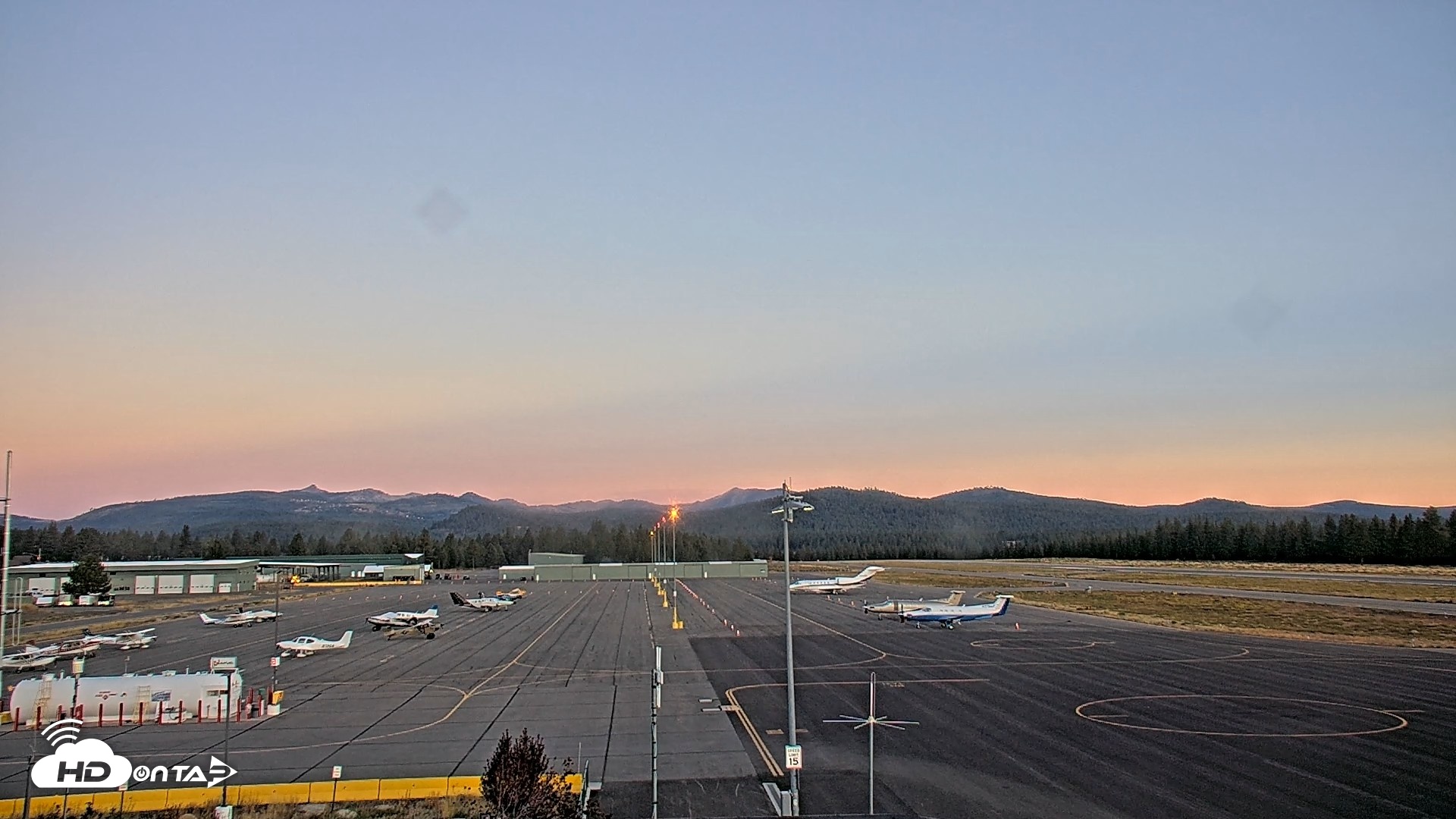 Snapshot of Truckee Tahoe Airport Live Webcam taken Sep 12, 2026, 6:37am PDT