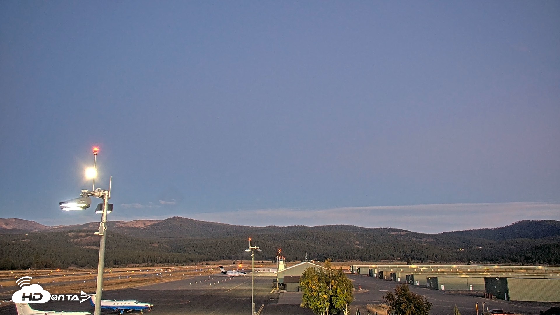 Snapshot of Truckee Tahoe Airport Live Webcam taken Sep 25, 2026, 7:13pm PDT