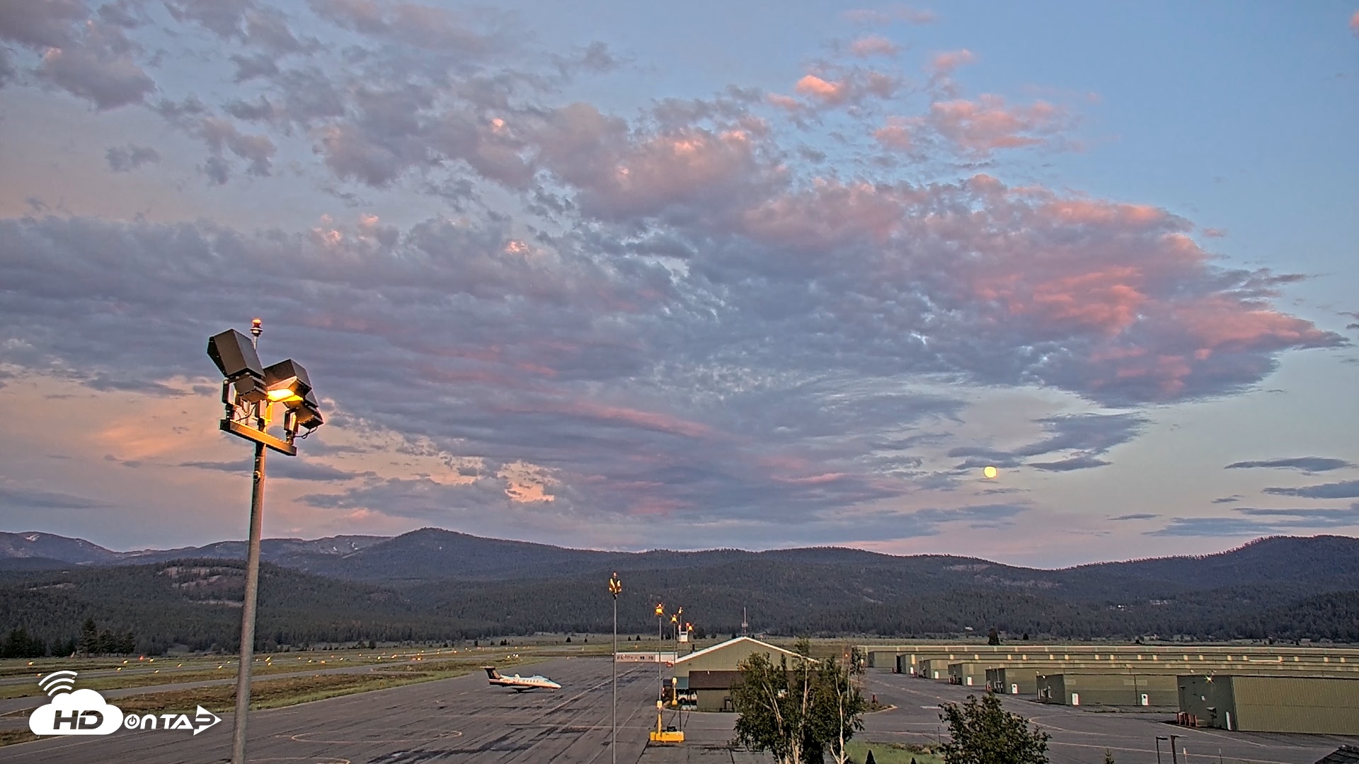 Snapshot of Truckee Tahoe Airport Live Webcam taken Jun 9, 2025, 8:27pm PDT