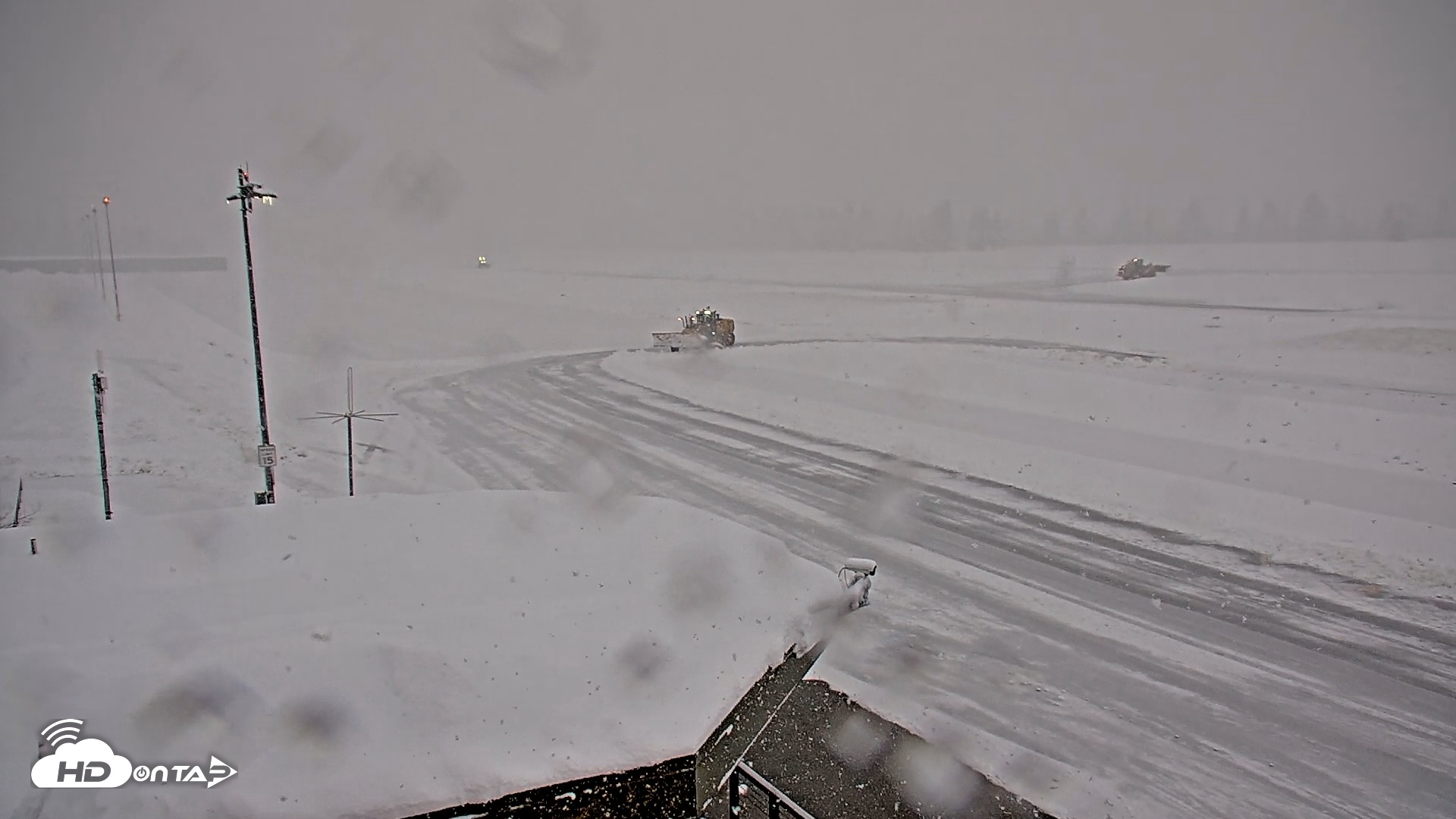 Snapshot of Truckee Tahoe Airport Live Webcam taken Feb 19, 2026, 8:07am PST