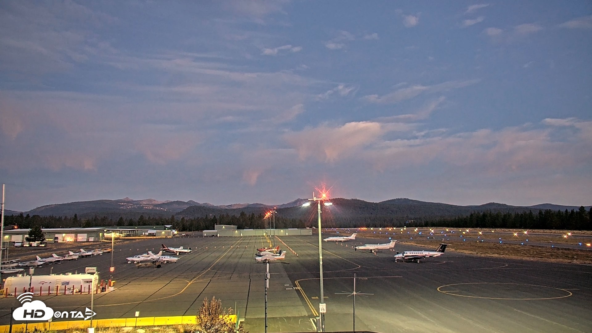 Snapshot of Truckee Tahoe Airport Live Webcam taken Oct 4, 2026, 6:35am PDT